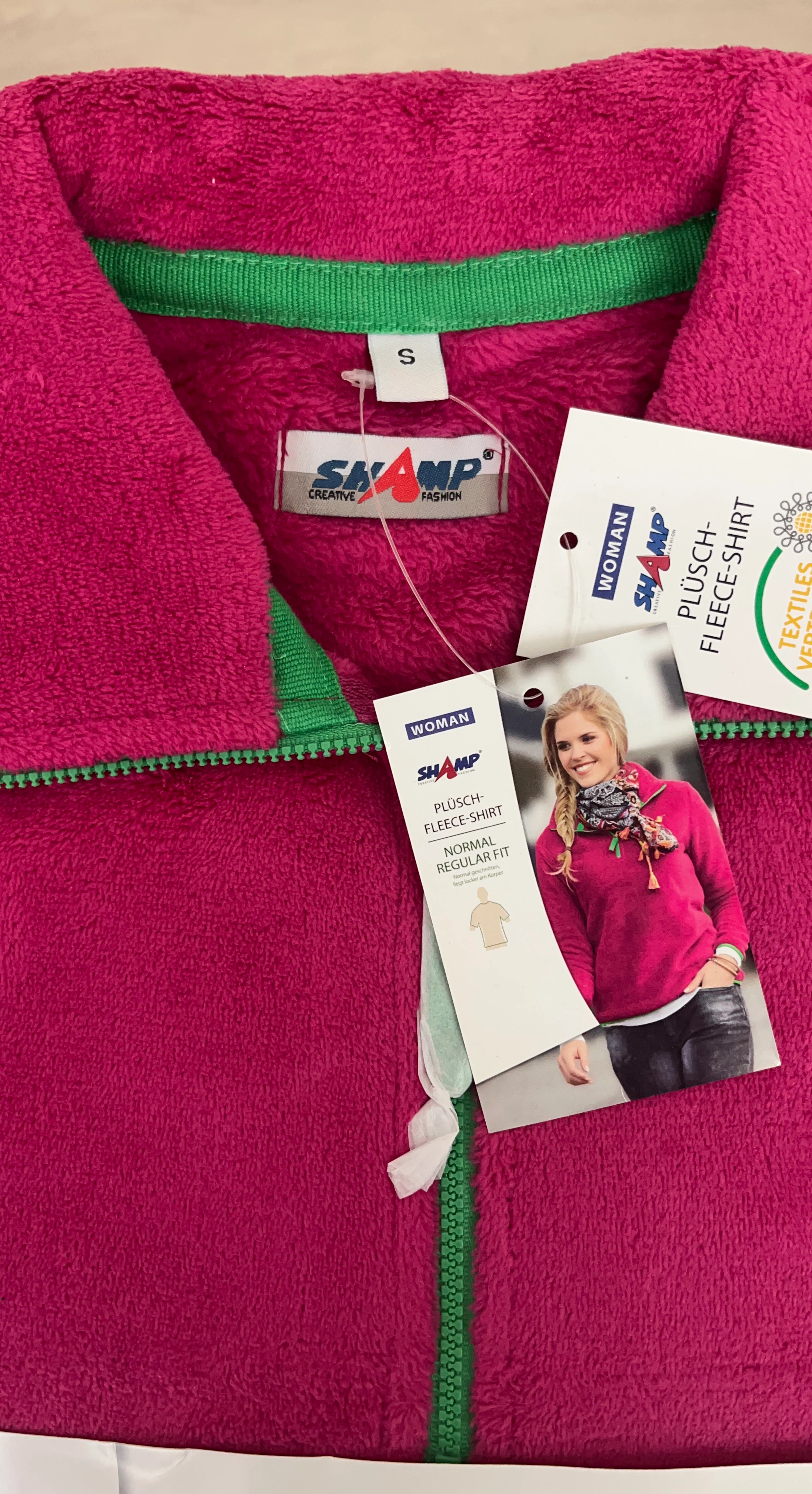 SHAMP Women's Fleece Shirt Size S