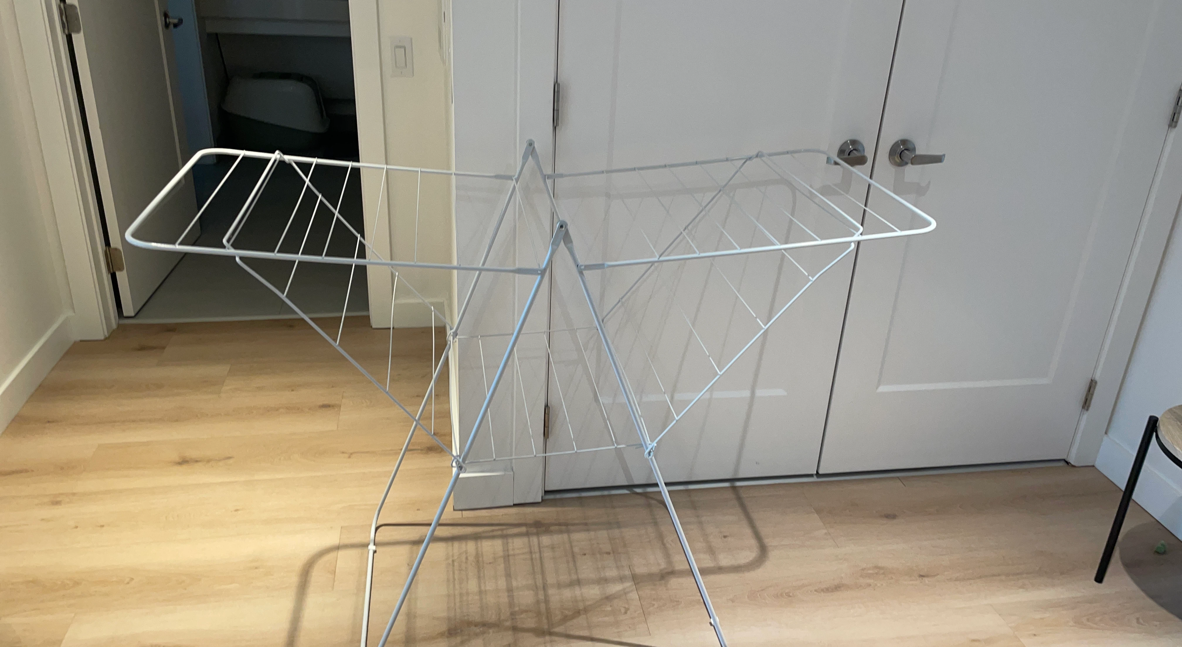 White Folding Drying Rack