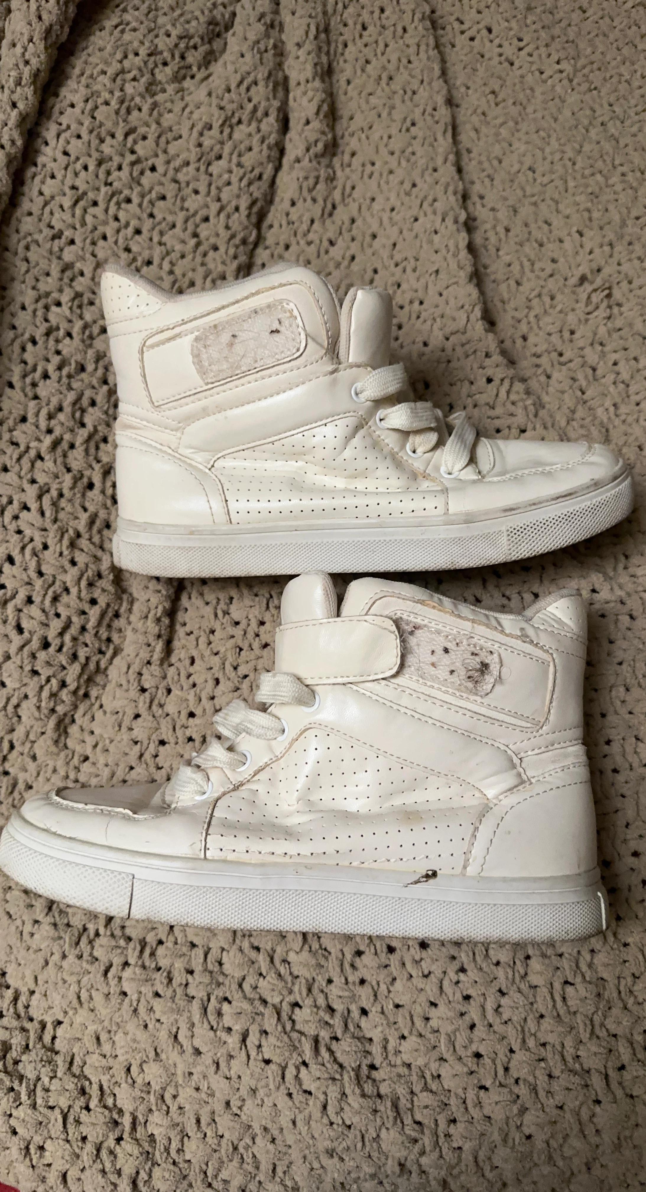 White High-Top Sneakers