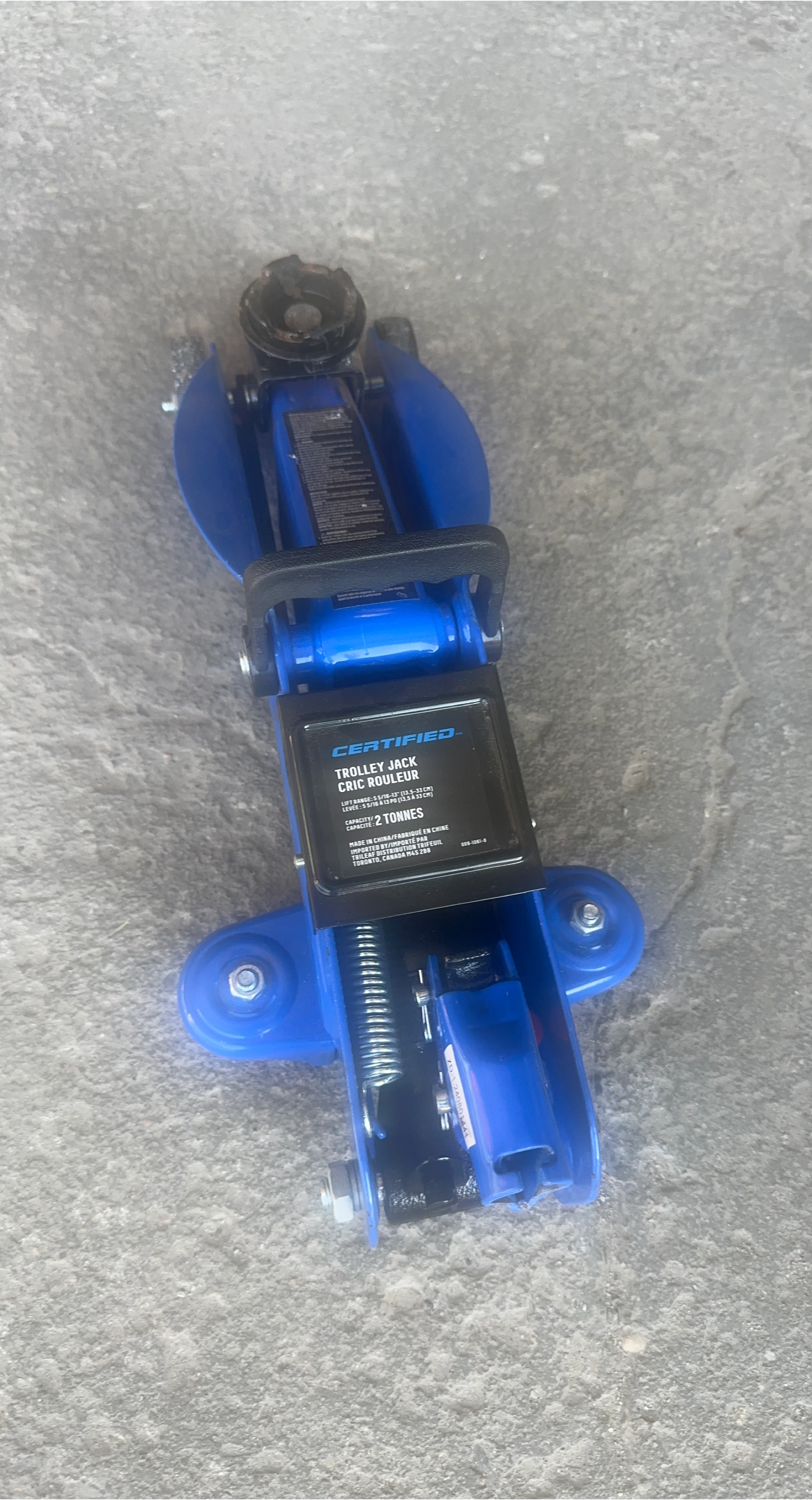 Certified 2 Tonne Trolley Jack