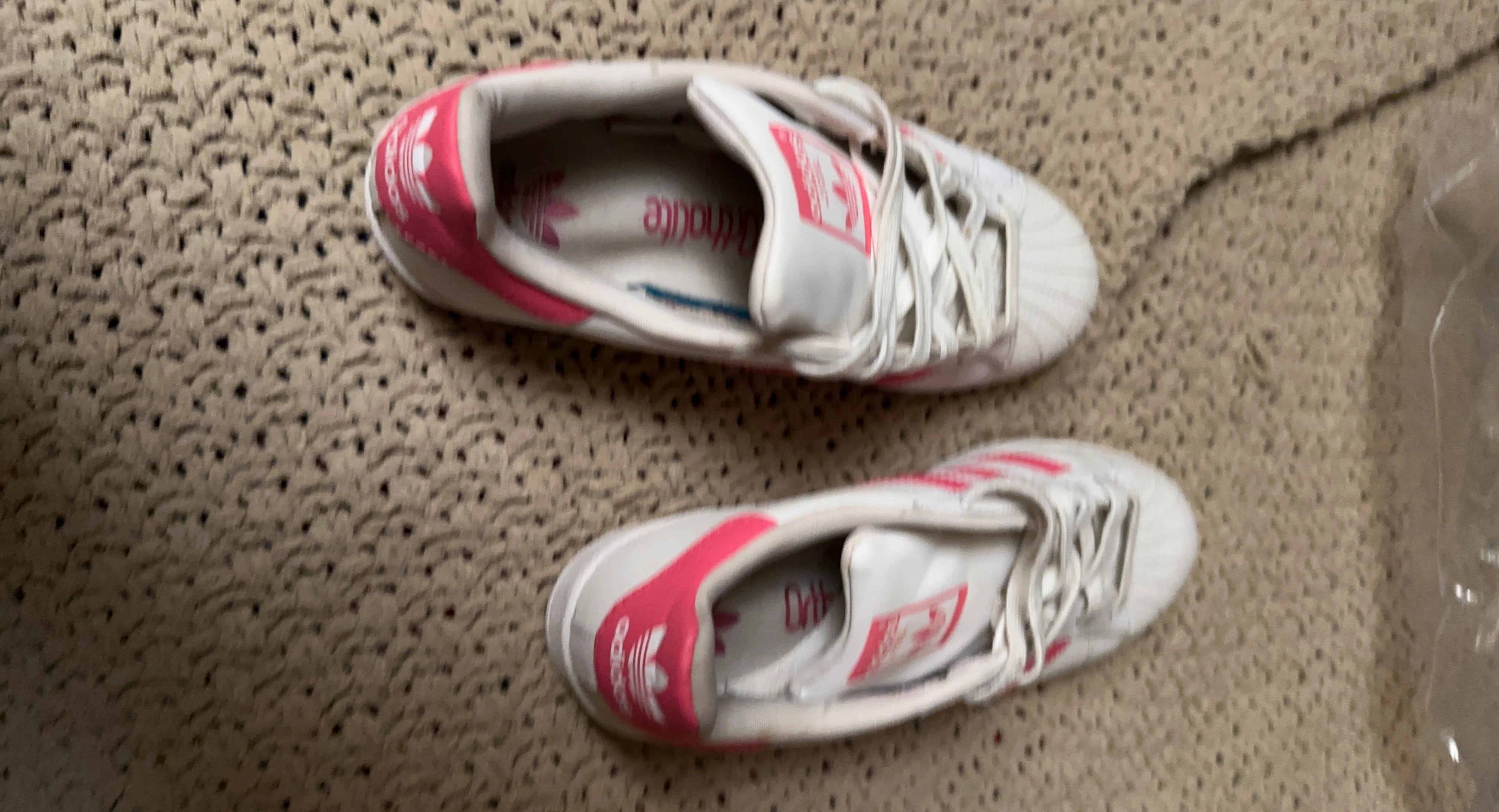 Adidas Superstar Shoes White Pink