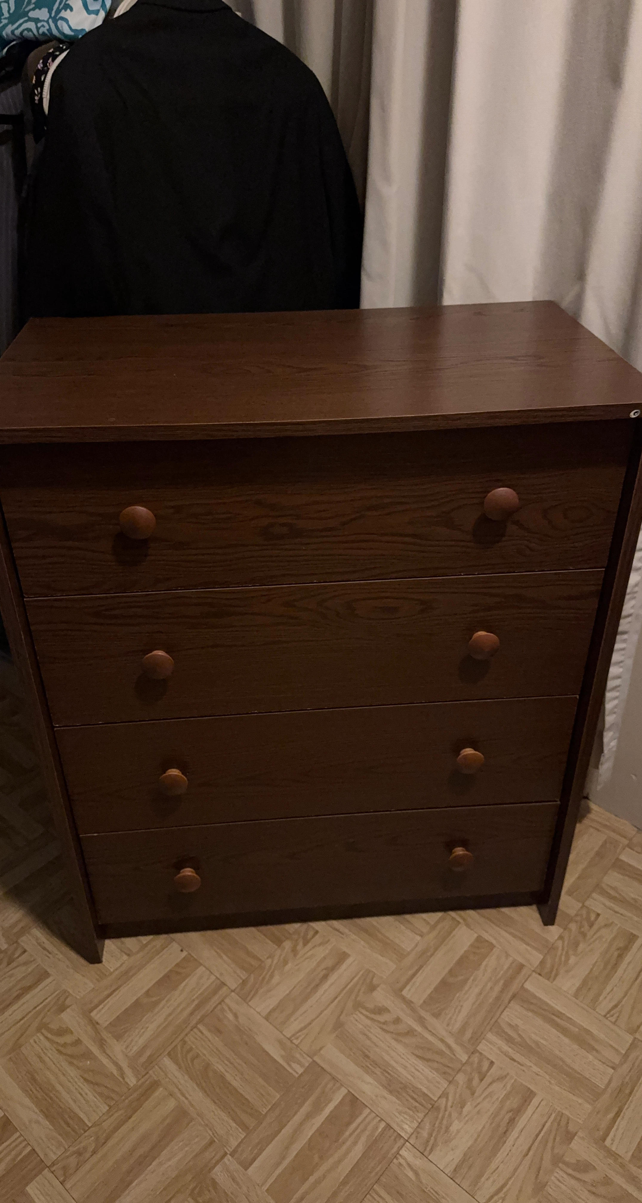 Four-Drawer Wooden Dresser