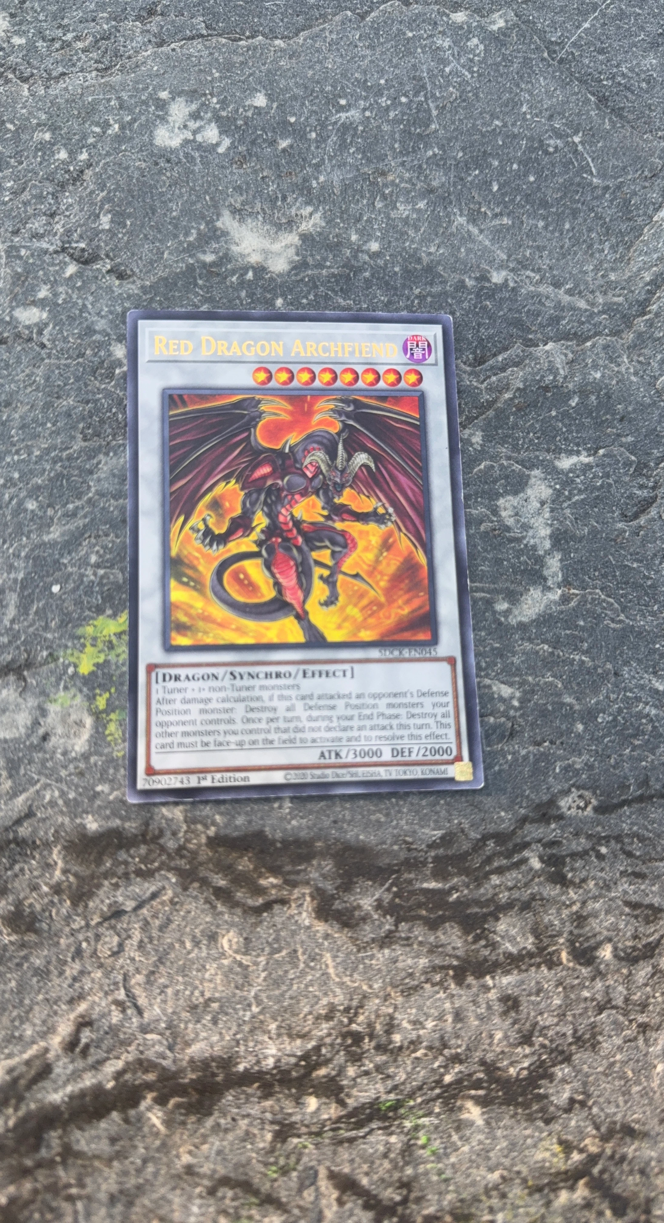 Yu-Gi-Oh! Red Dragon Archfiend SDCK-EN045 1st Edition