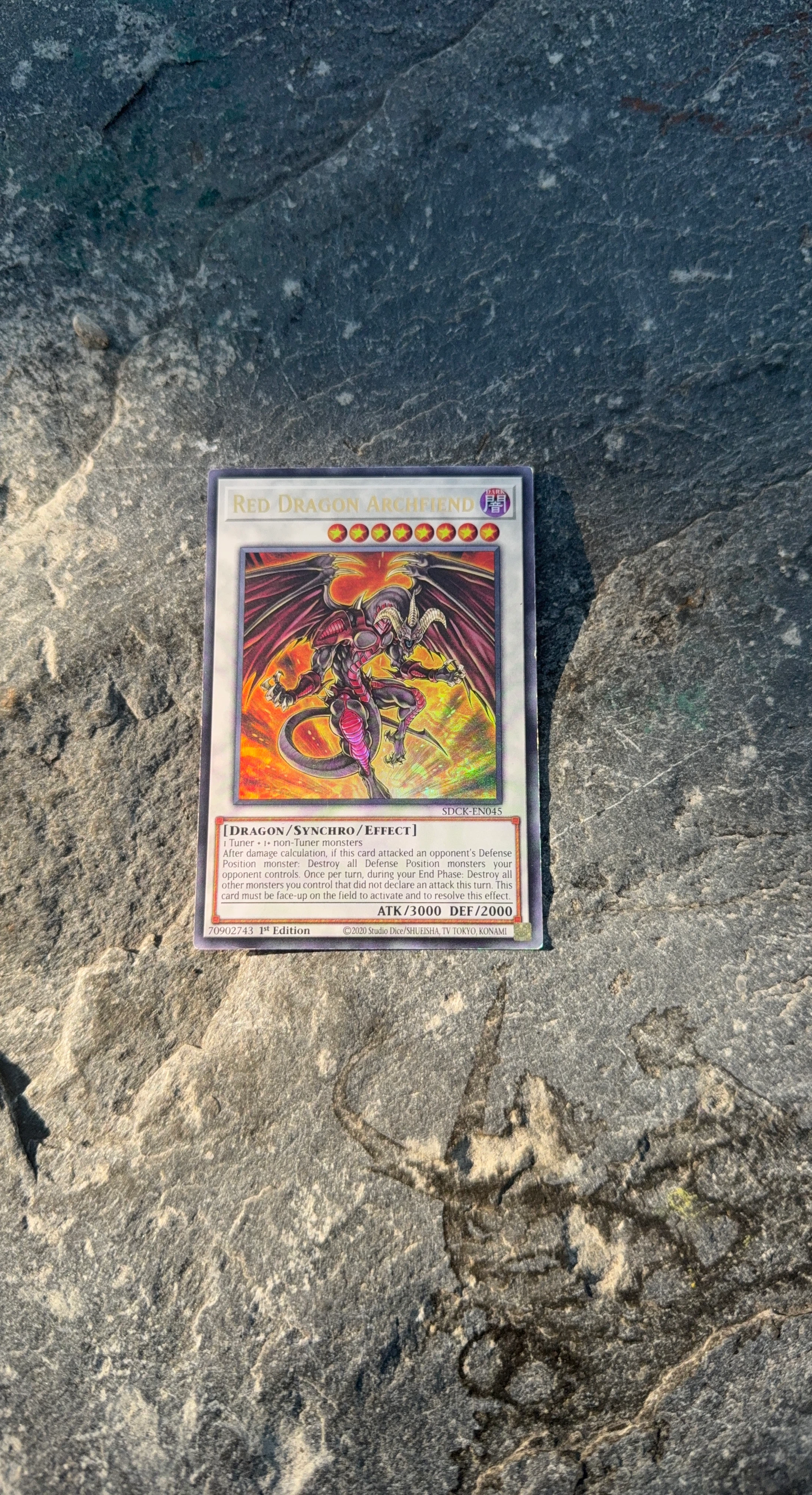 Yu-Gi-Oh! Red Dragon Archfiend Card (SDCK-EN045)