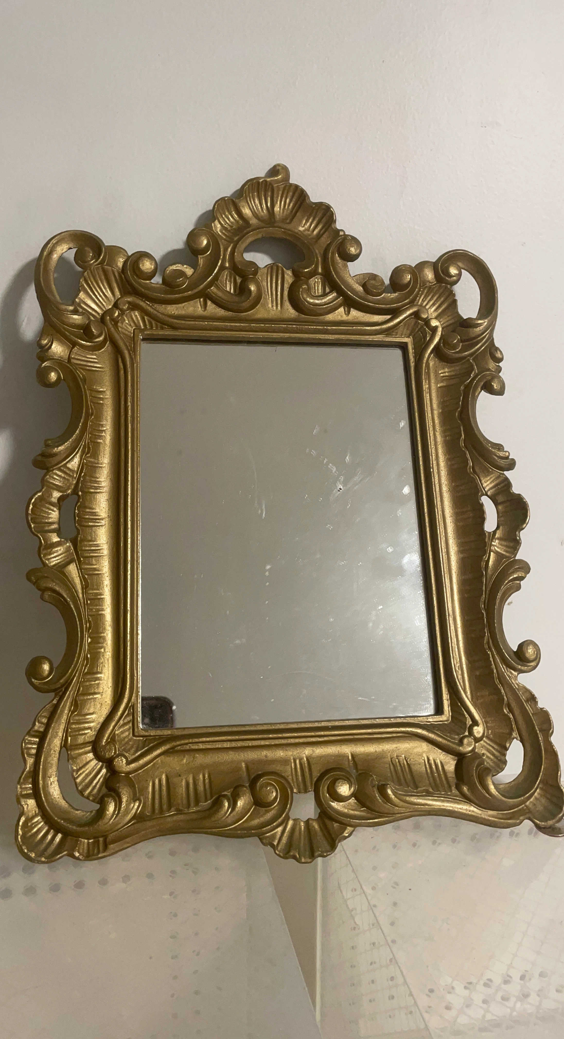 Ornate Gold Wall Mirror