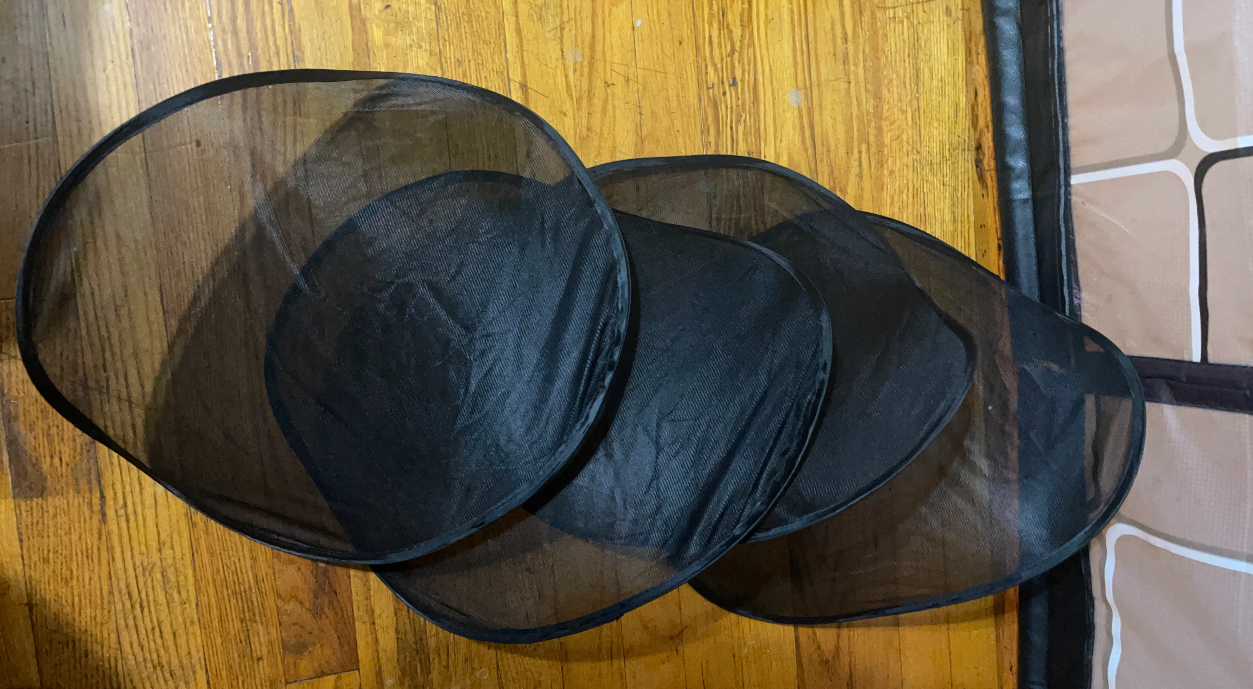 Set of 4 Black Mesh Sun Shades