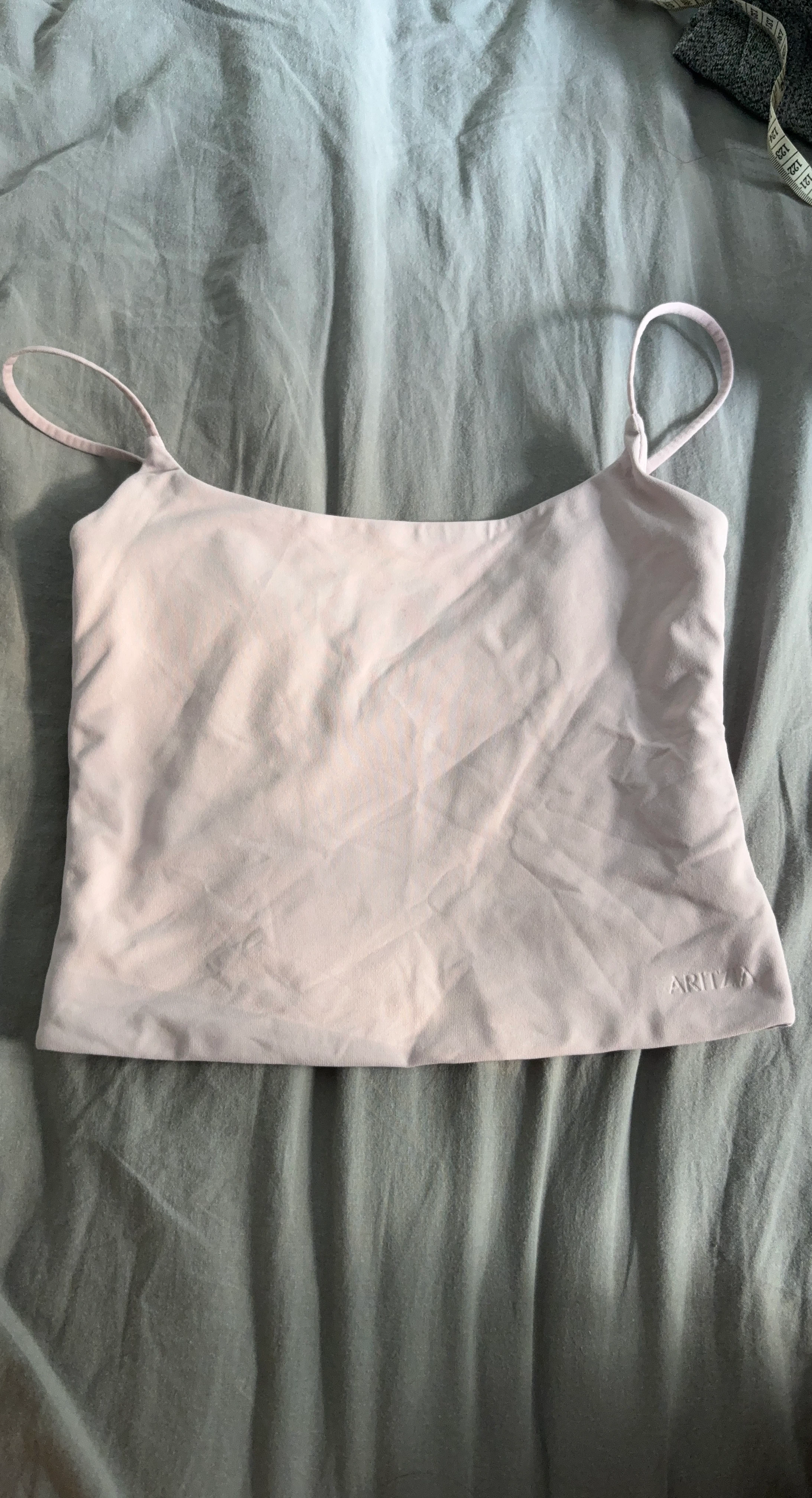 Aritzia Light Pink Contour tank Top
