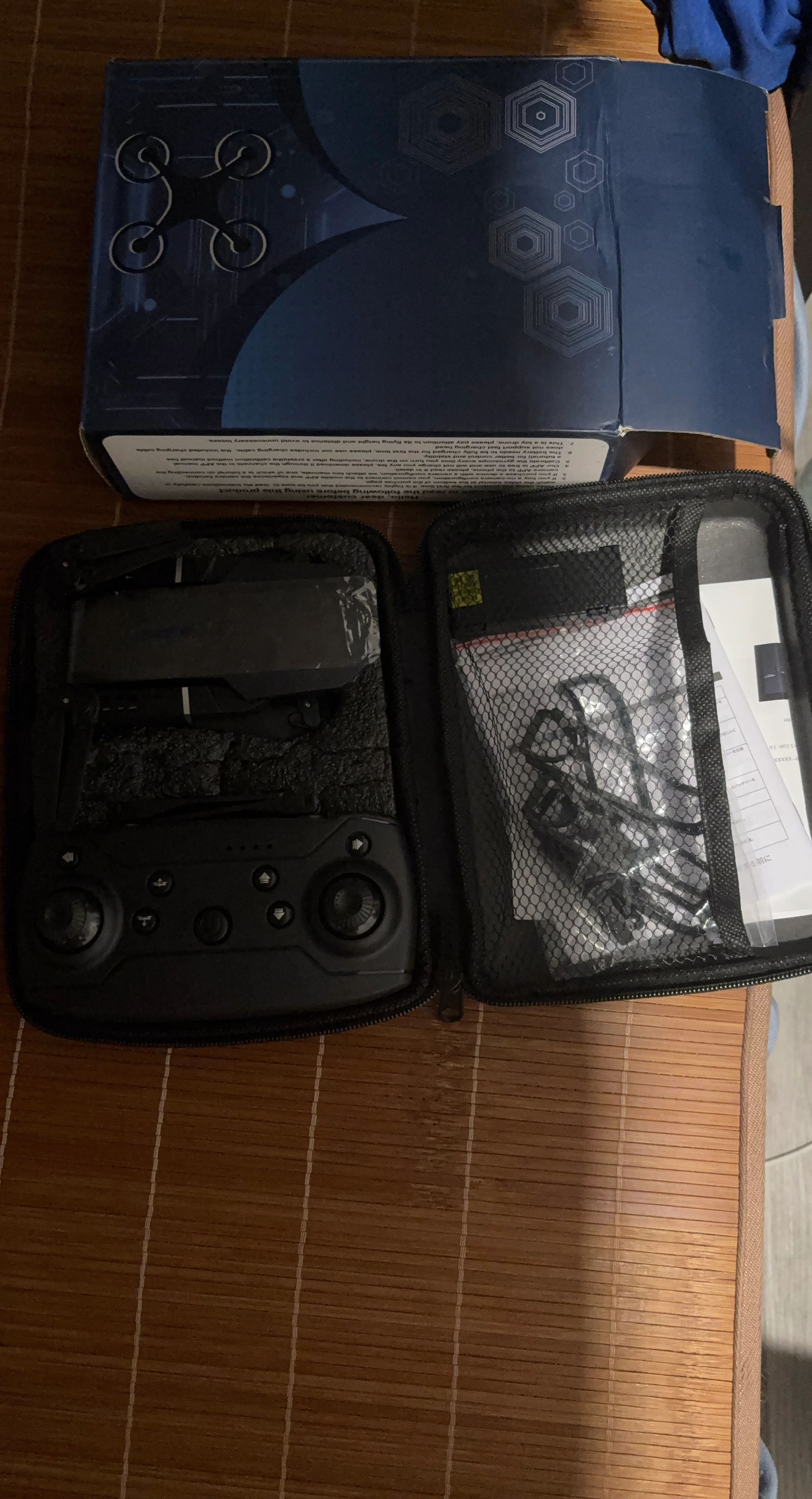 Drone with Controller and Case