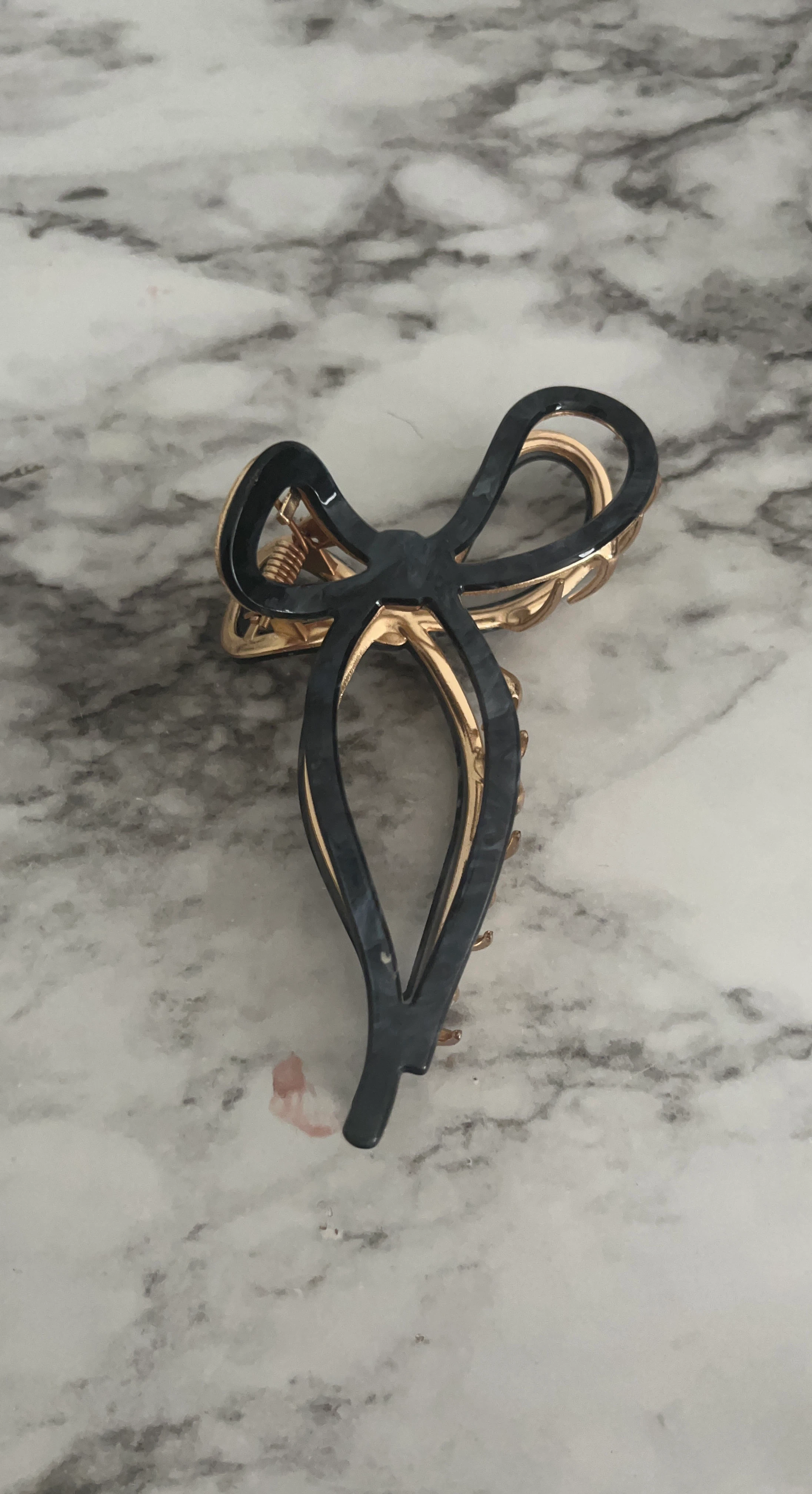 Hair Claw Clip with Bow Design