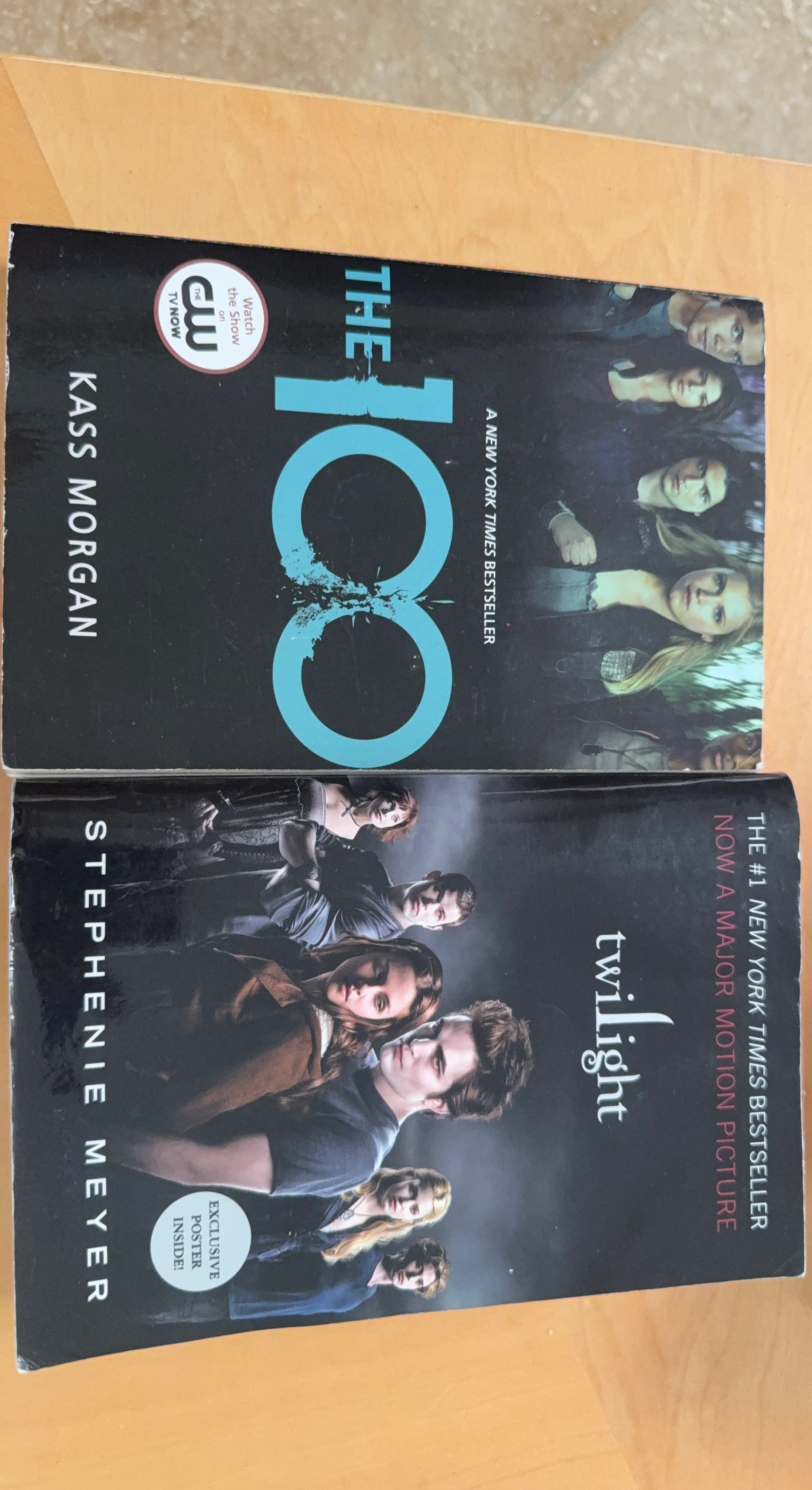 The 100 by Kass Morgan & Twilight by Stephenie Meyer Books