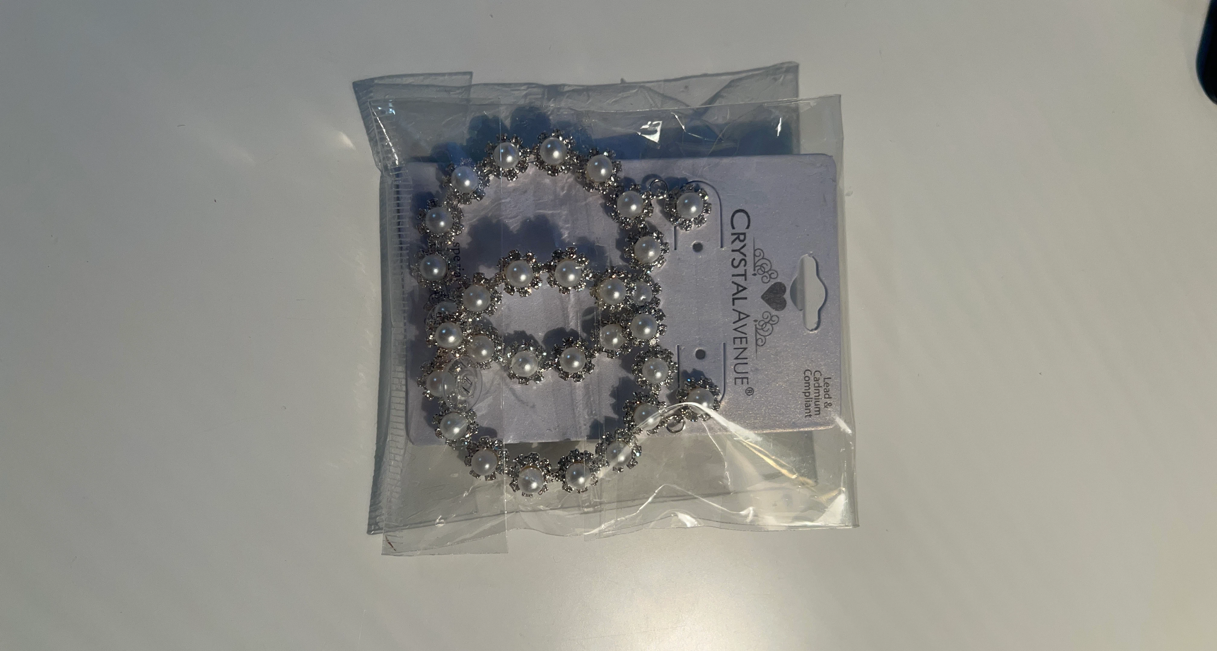 Crystal Avenue Pearl and Rhinestone Bracelet