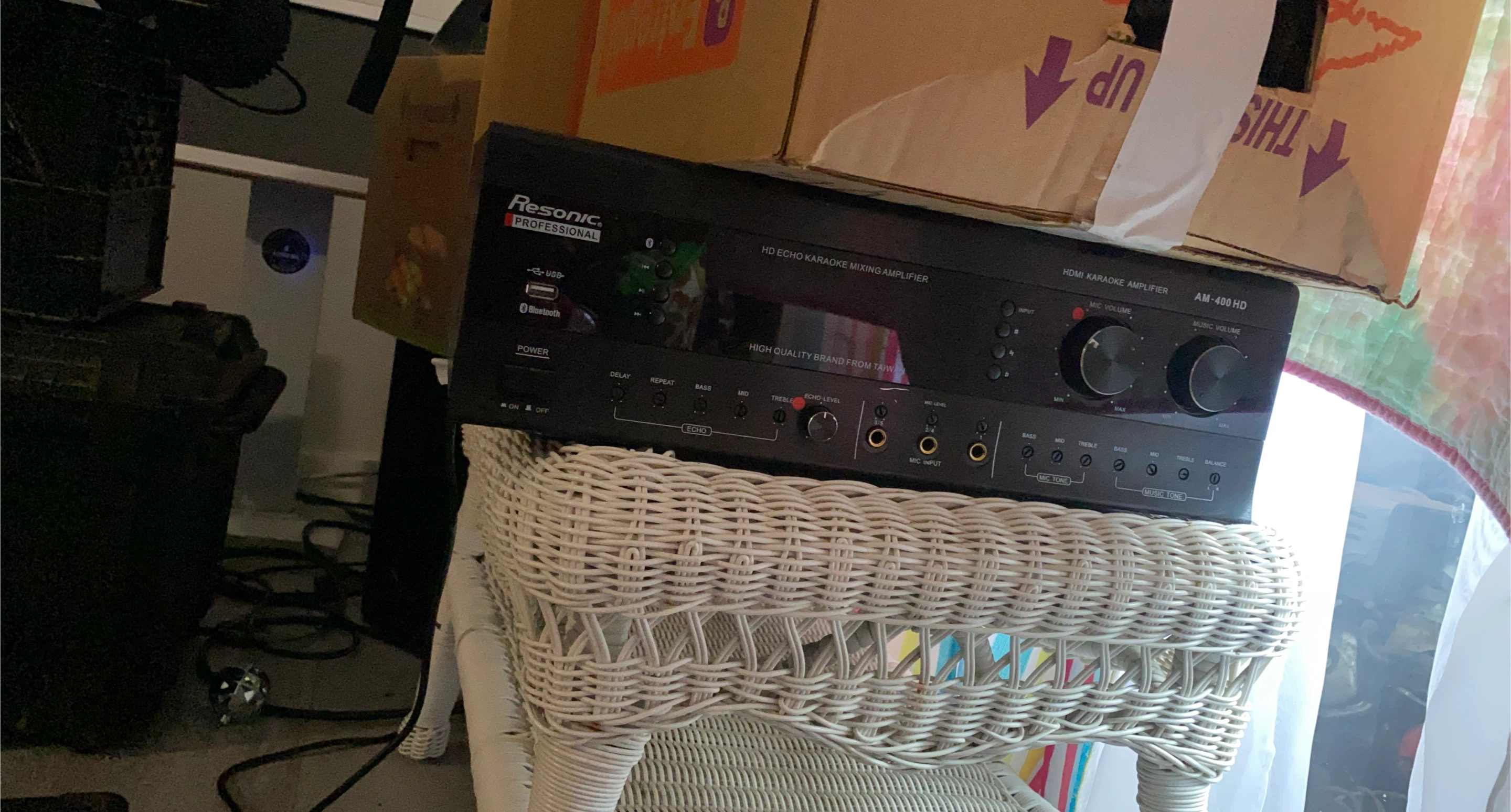 Resonic Professional HD Echo Karaoke Mixing Amplifier AM-400 HD