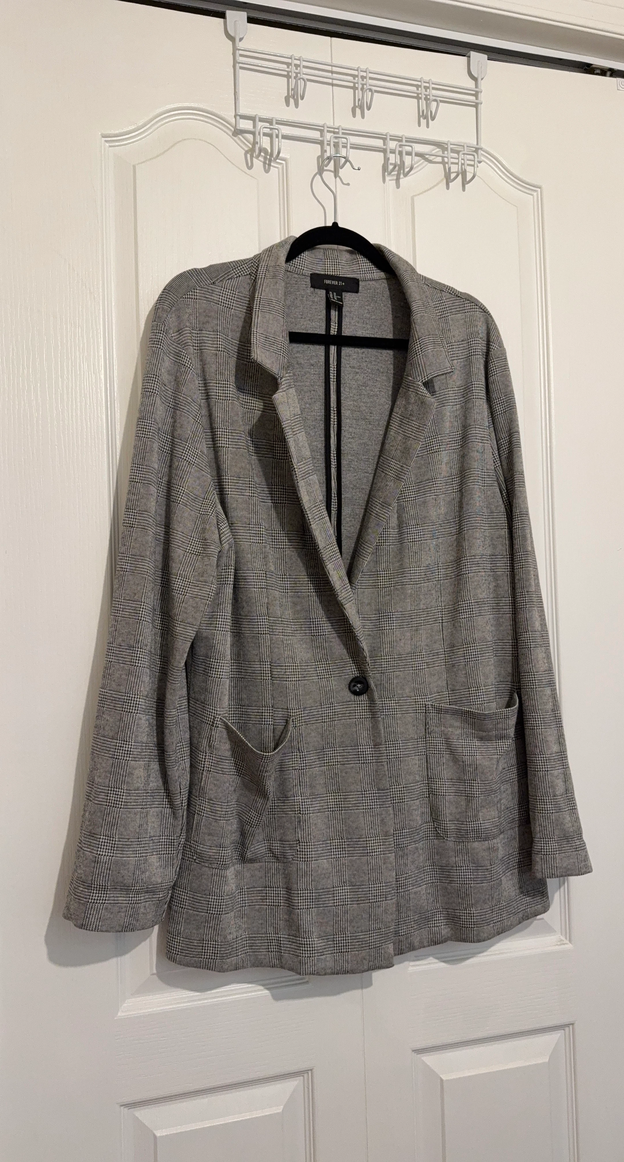 Forever 21+ Plaid Blazer