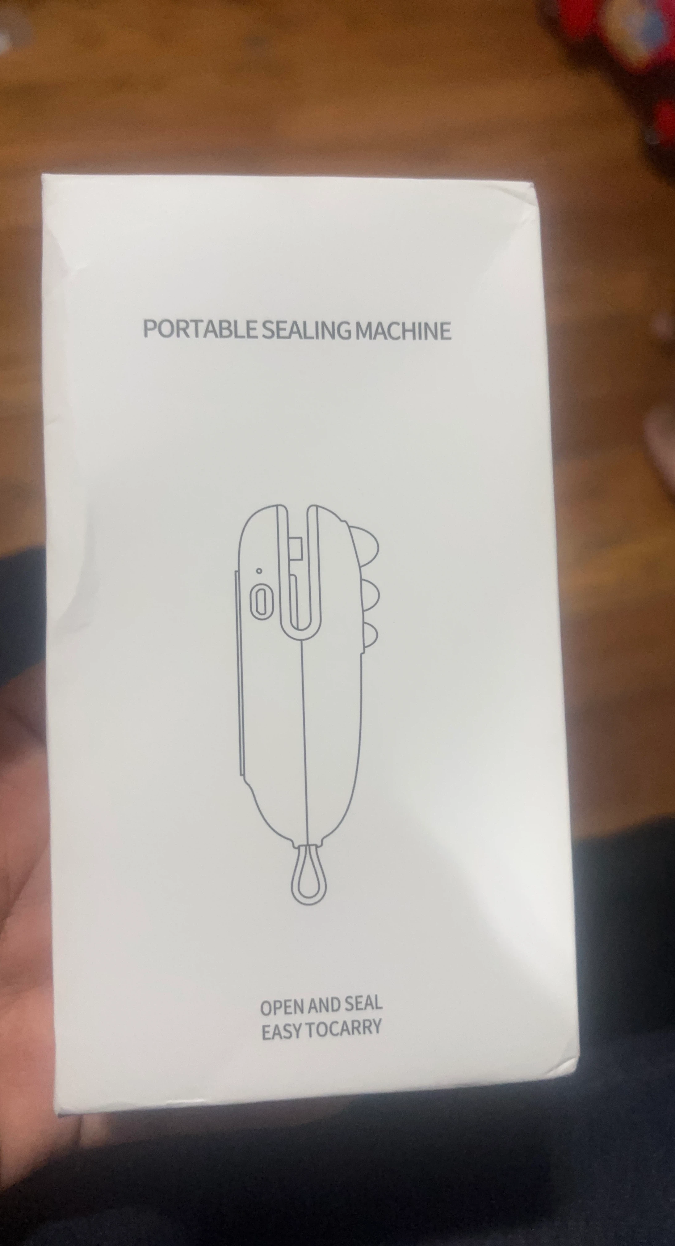 Portable Sealing Machine - Open and Seal, Easy to Carry