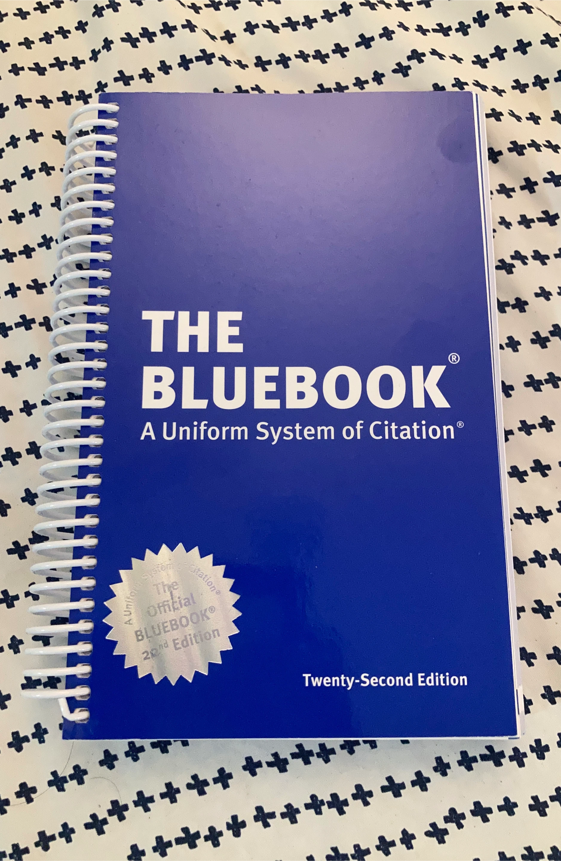 The Bluebook A Uniform System of Citation 22nd Edition