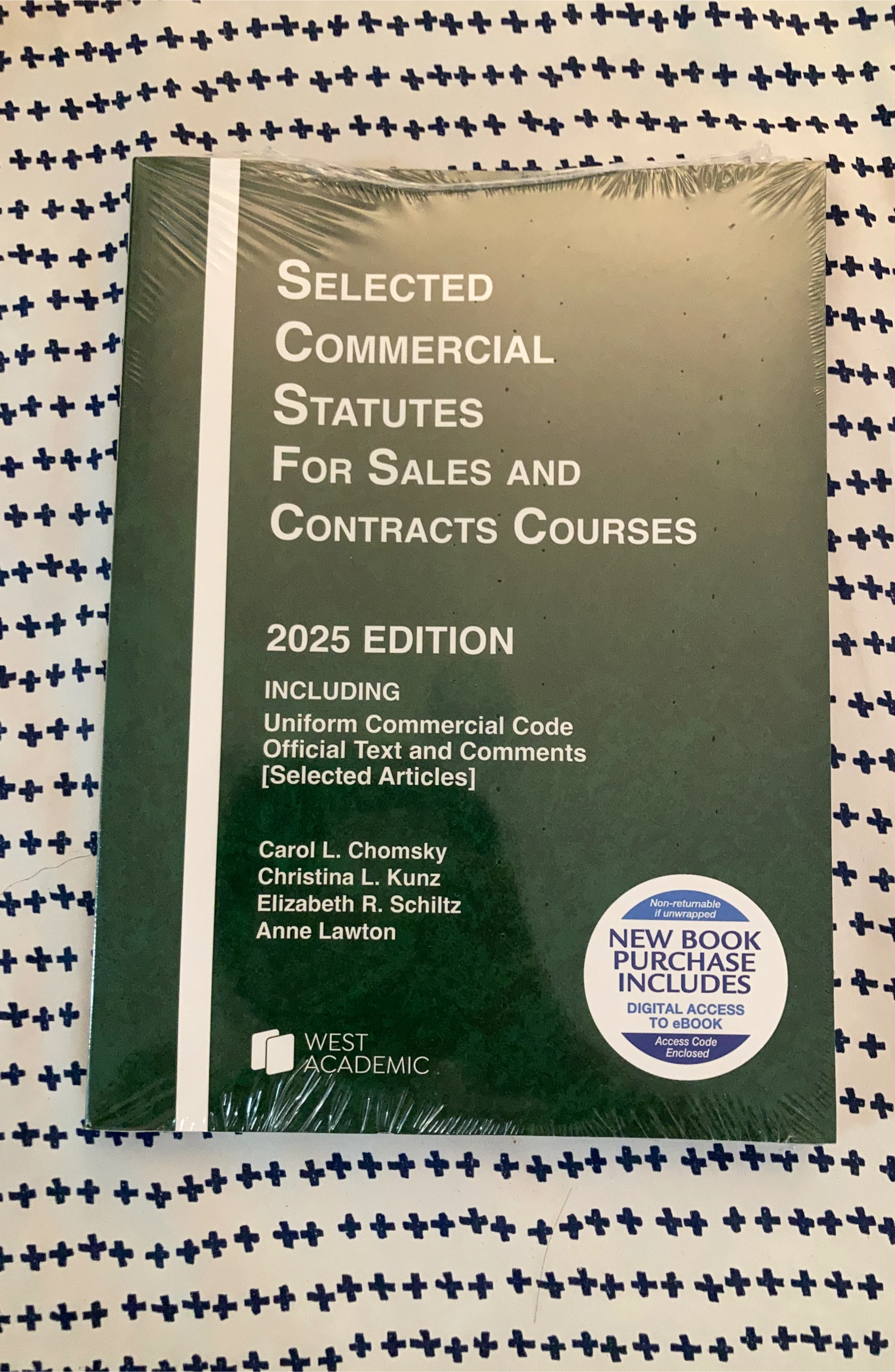 Selected Commercial Statutes for Sales and Contracts Courses