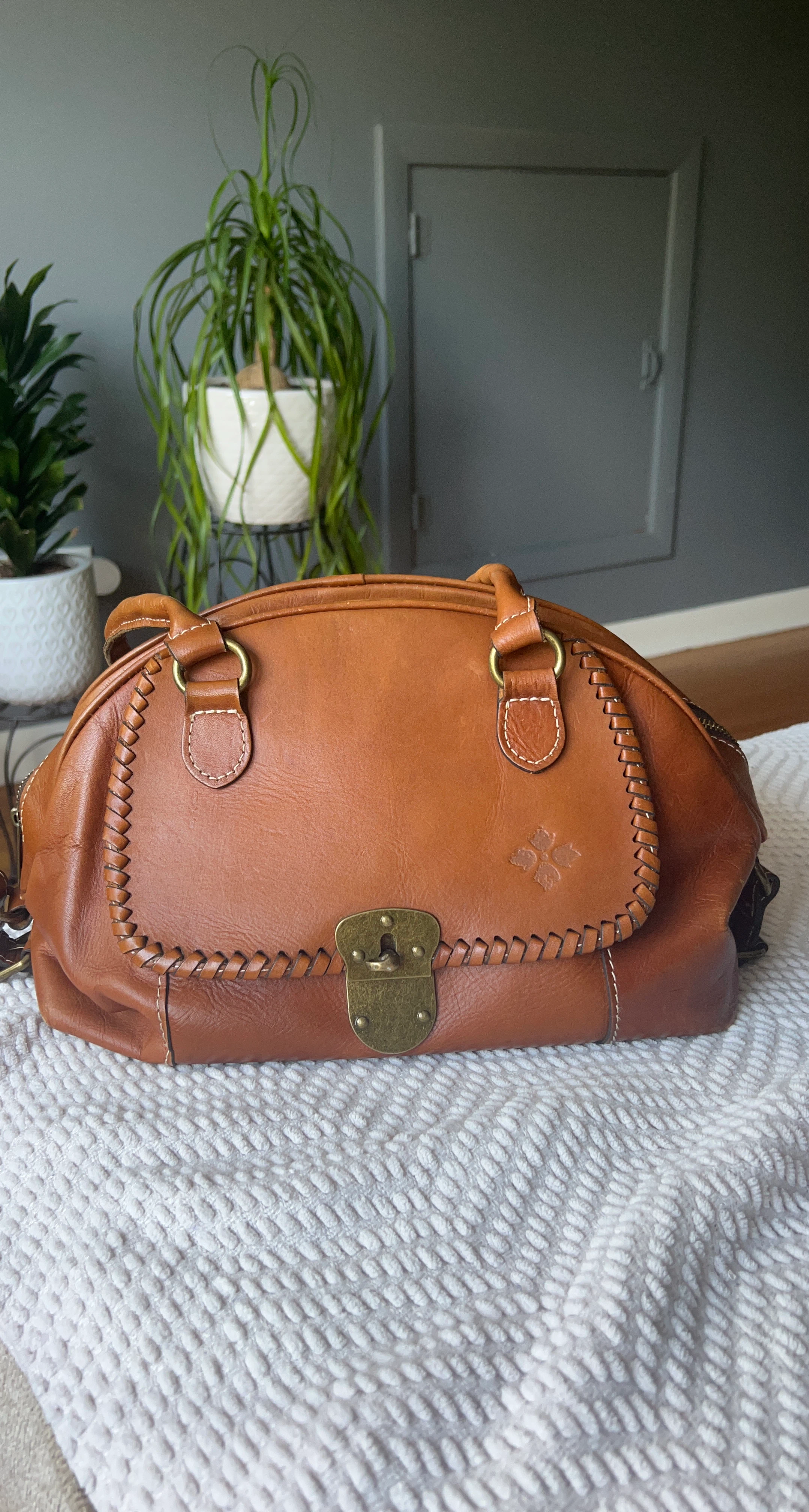 Patricia Nash Leather Satchel Bag
