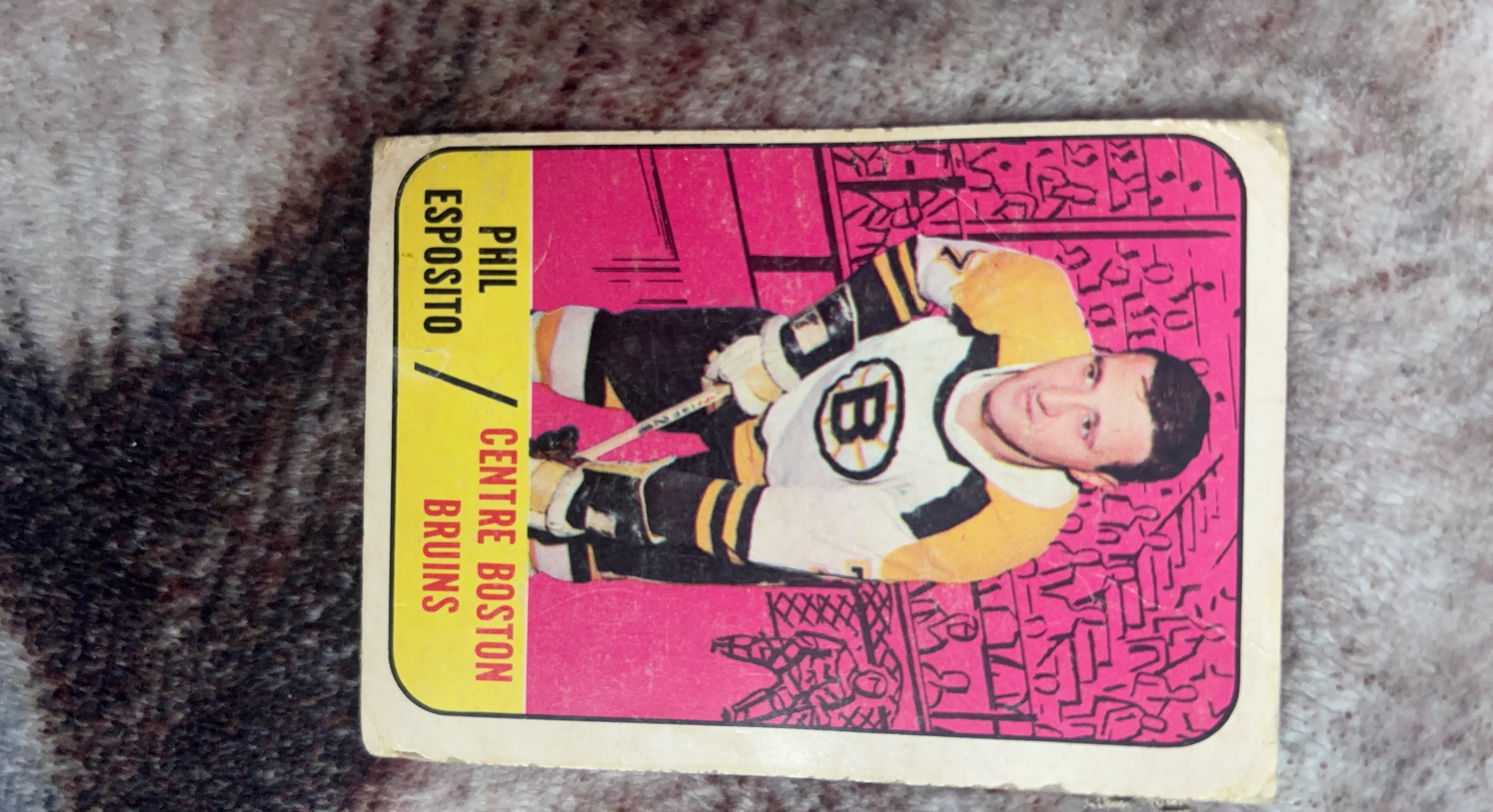 Phil Esposito Boston Bruins Hockey Card