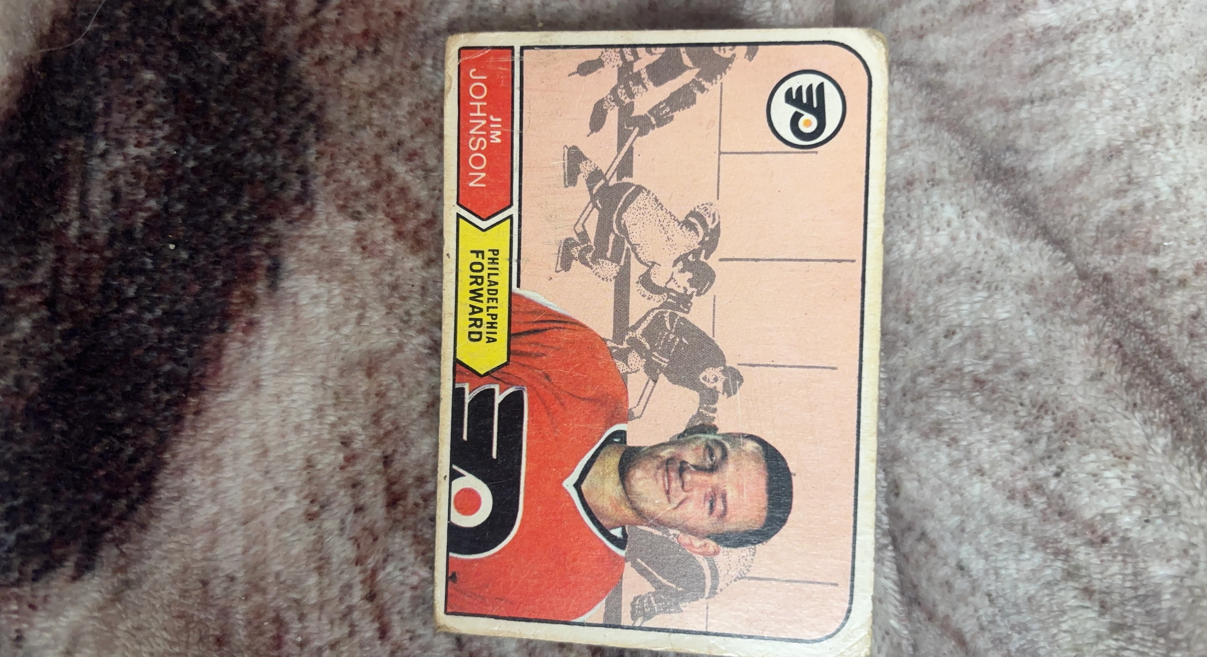 Jim Johnson Philadelphia Flyers Hockey Card