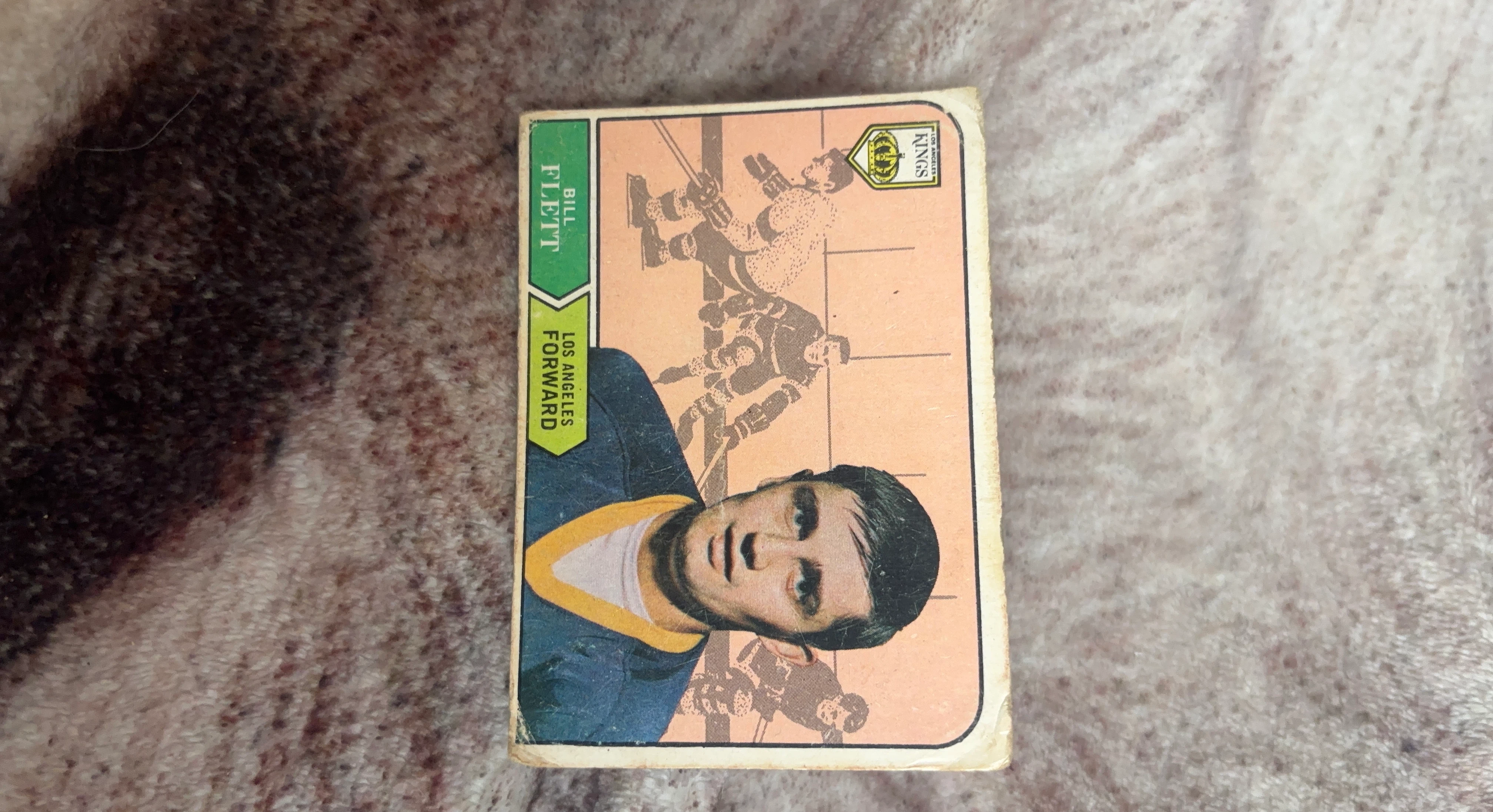 Bill Flett Los Angeles Kings Hockey Card