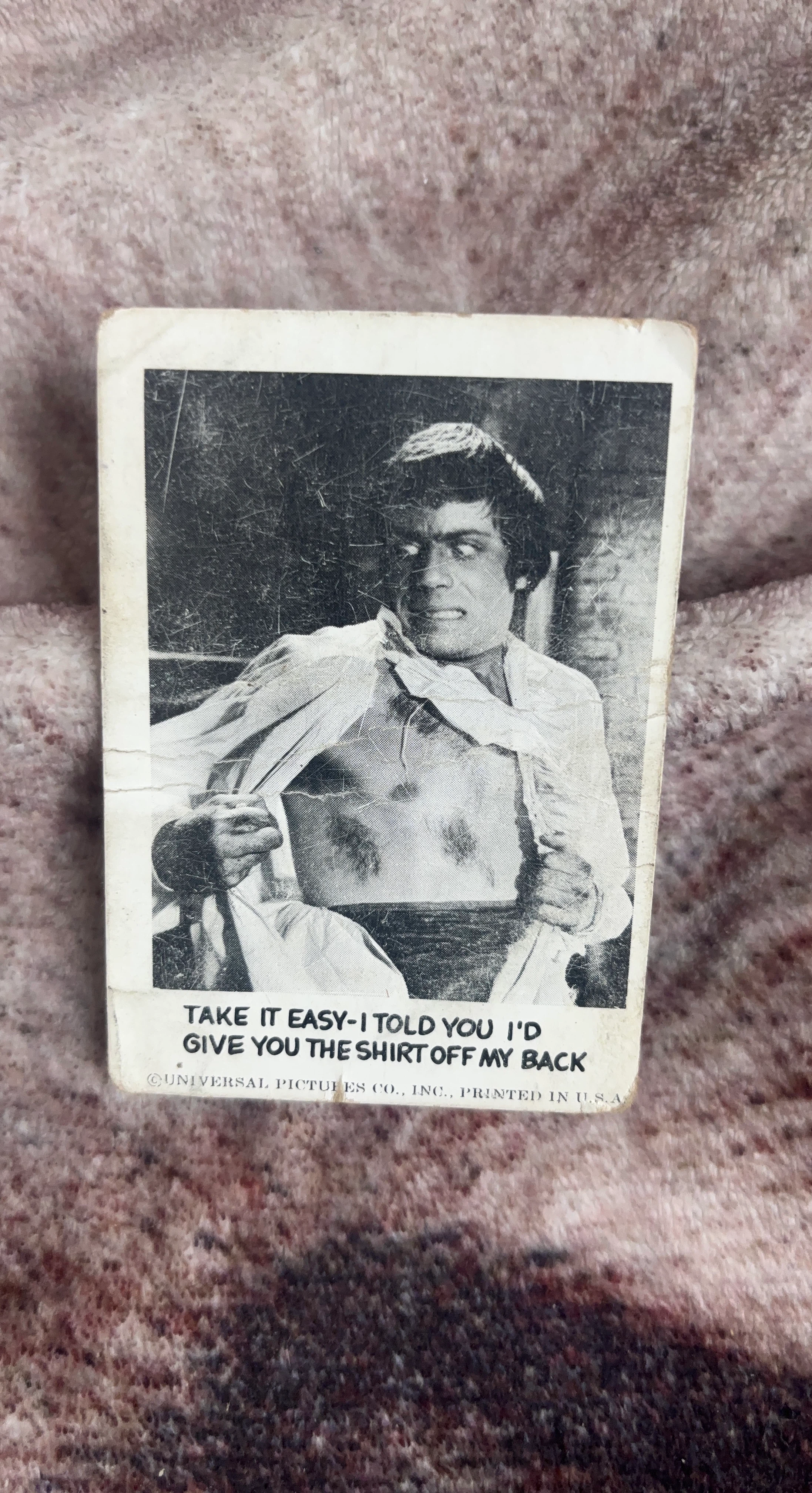 Universal Pictures Collectible Card