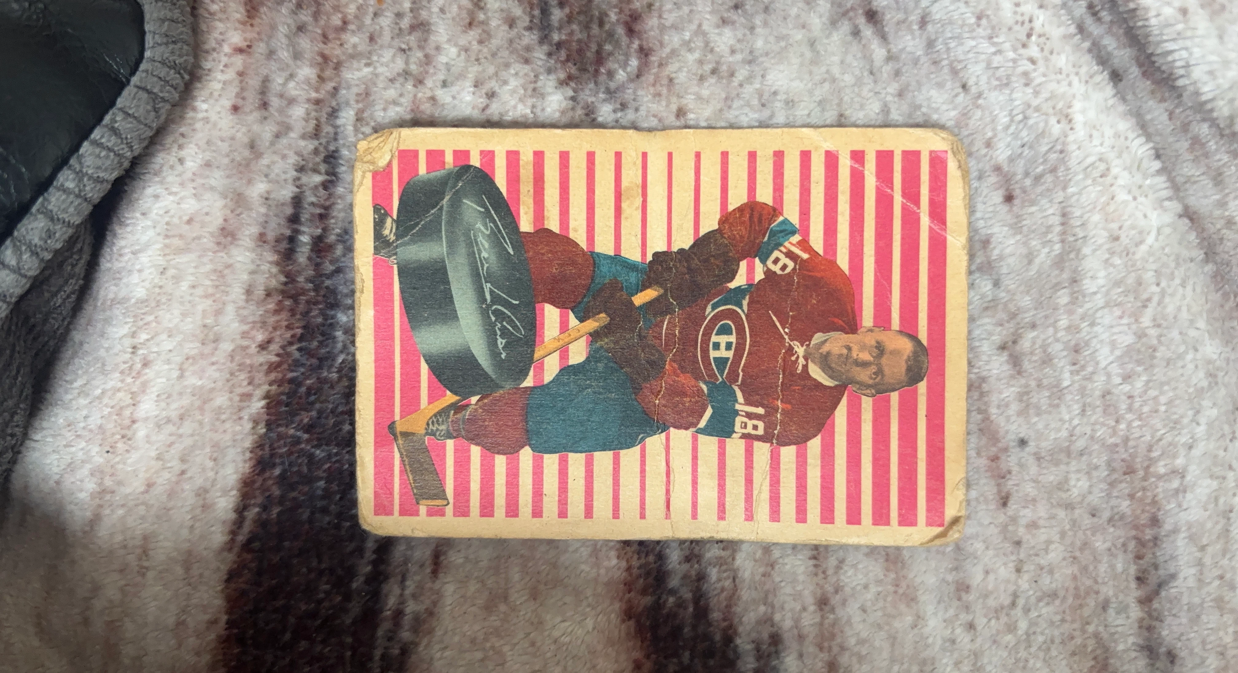 Vintage Hockey Card - Montreal Canadiens