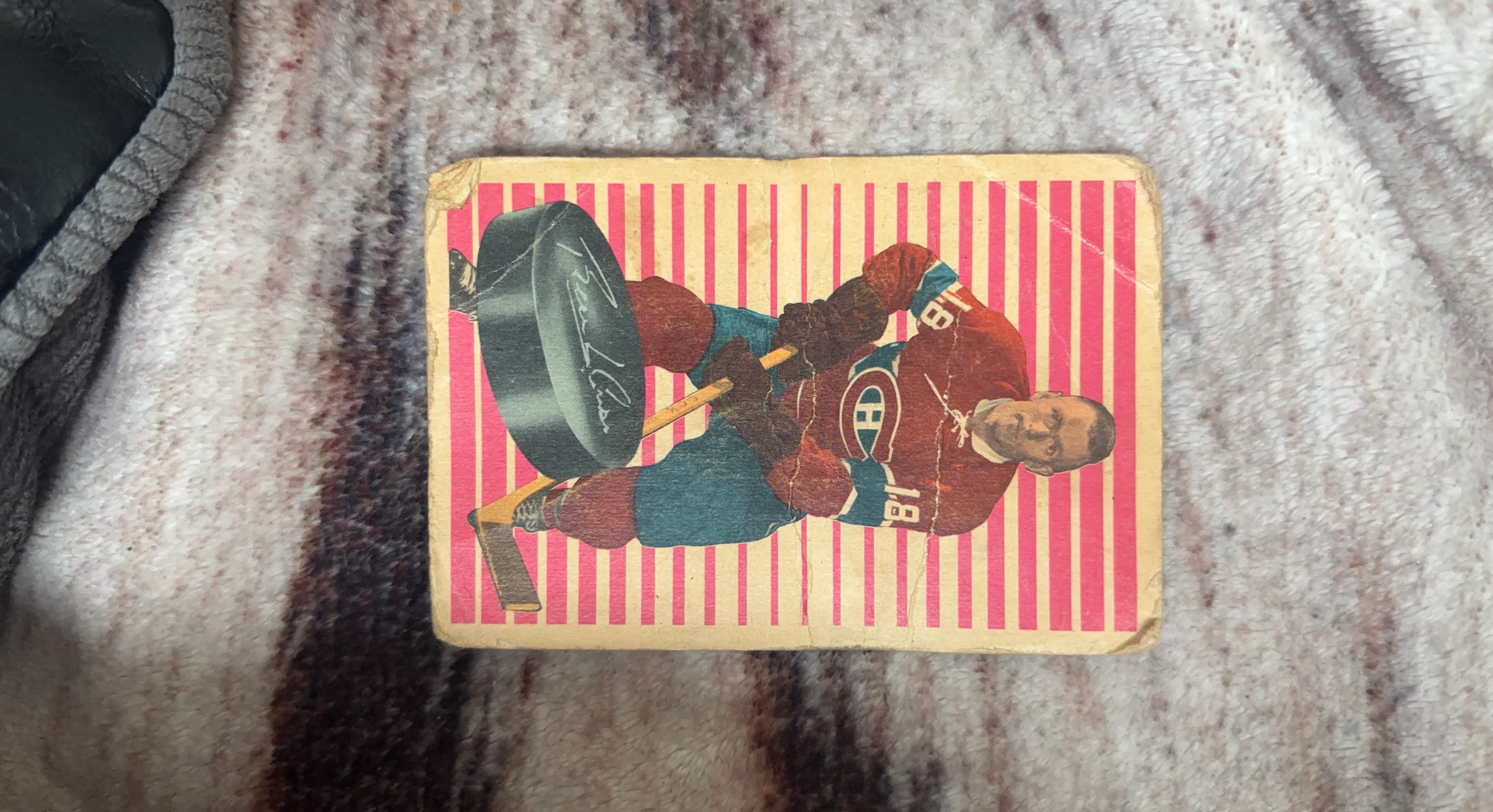 Vintage Hockey Card - Montreal Canadiens