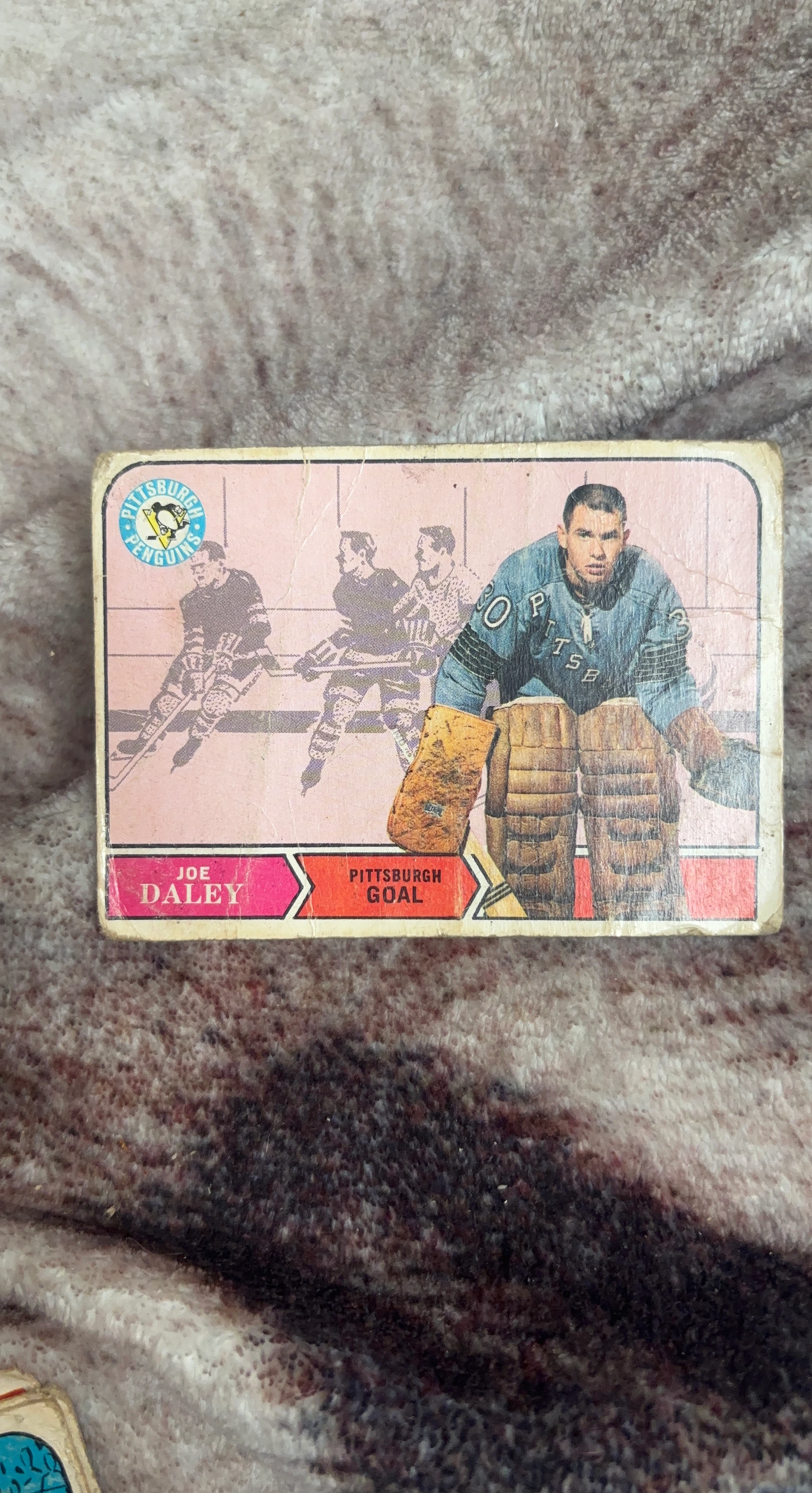 Joe Daley Pittsburgh Penguins Hockey Card