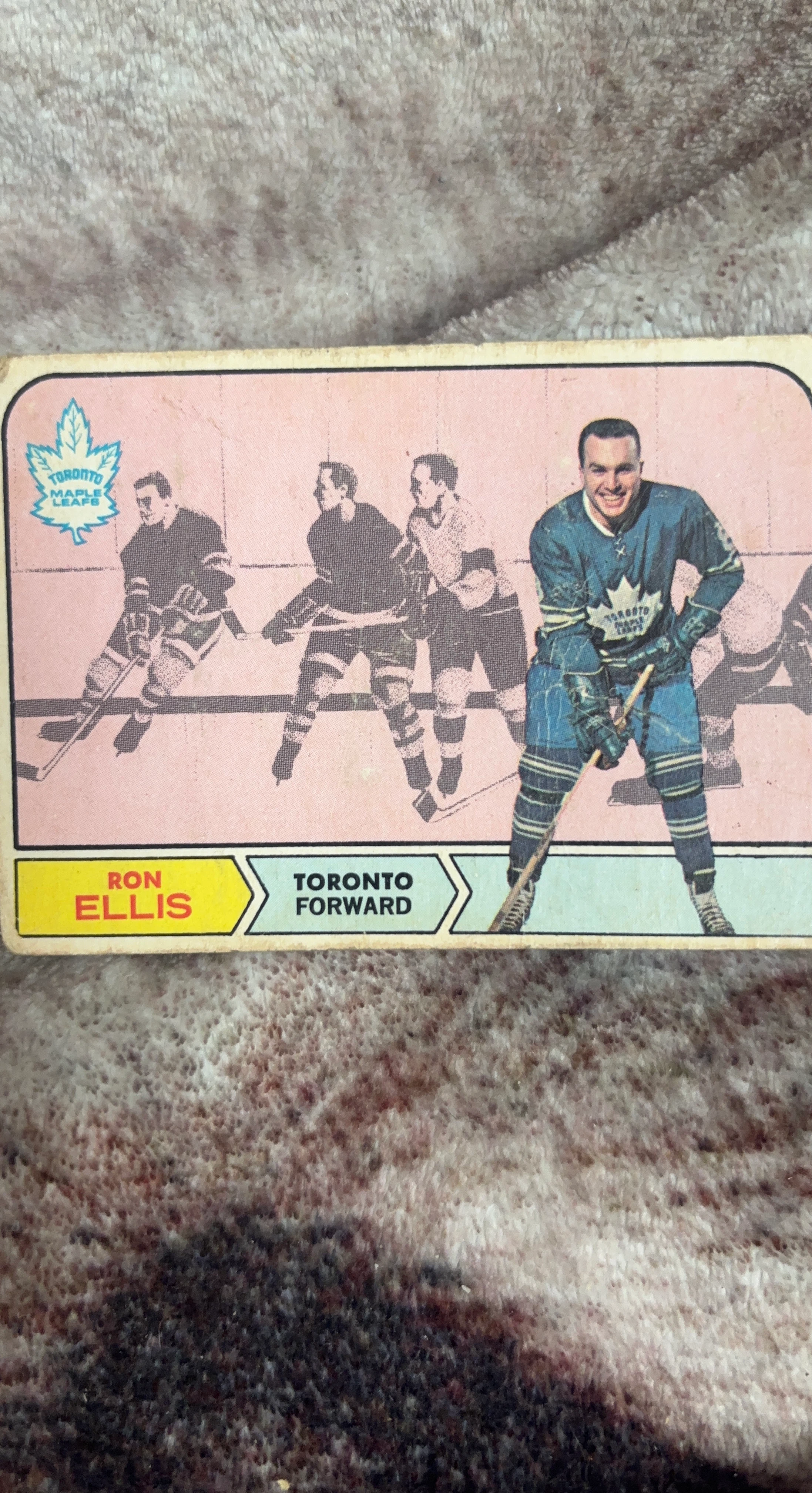 Ron Ellis Toronto Maple Leafs Hockey Card
