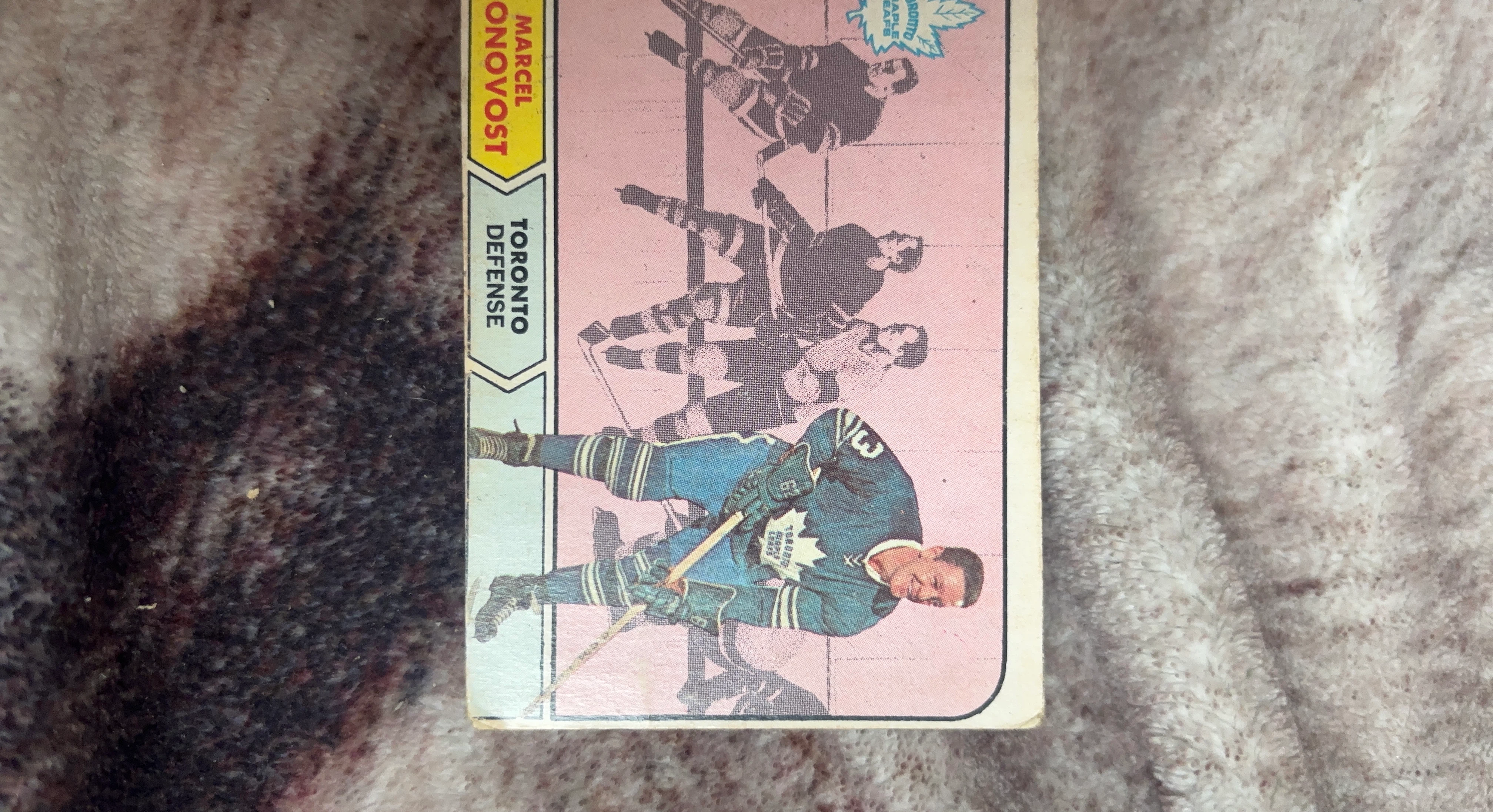 Marcel Pronovost Toronto Maple Leafs Hockey Card