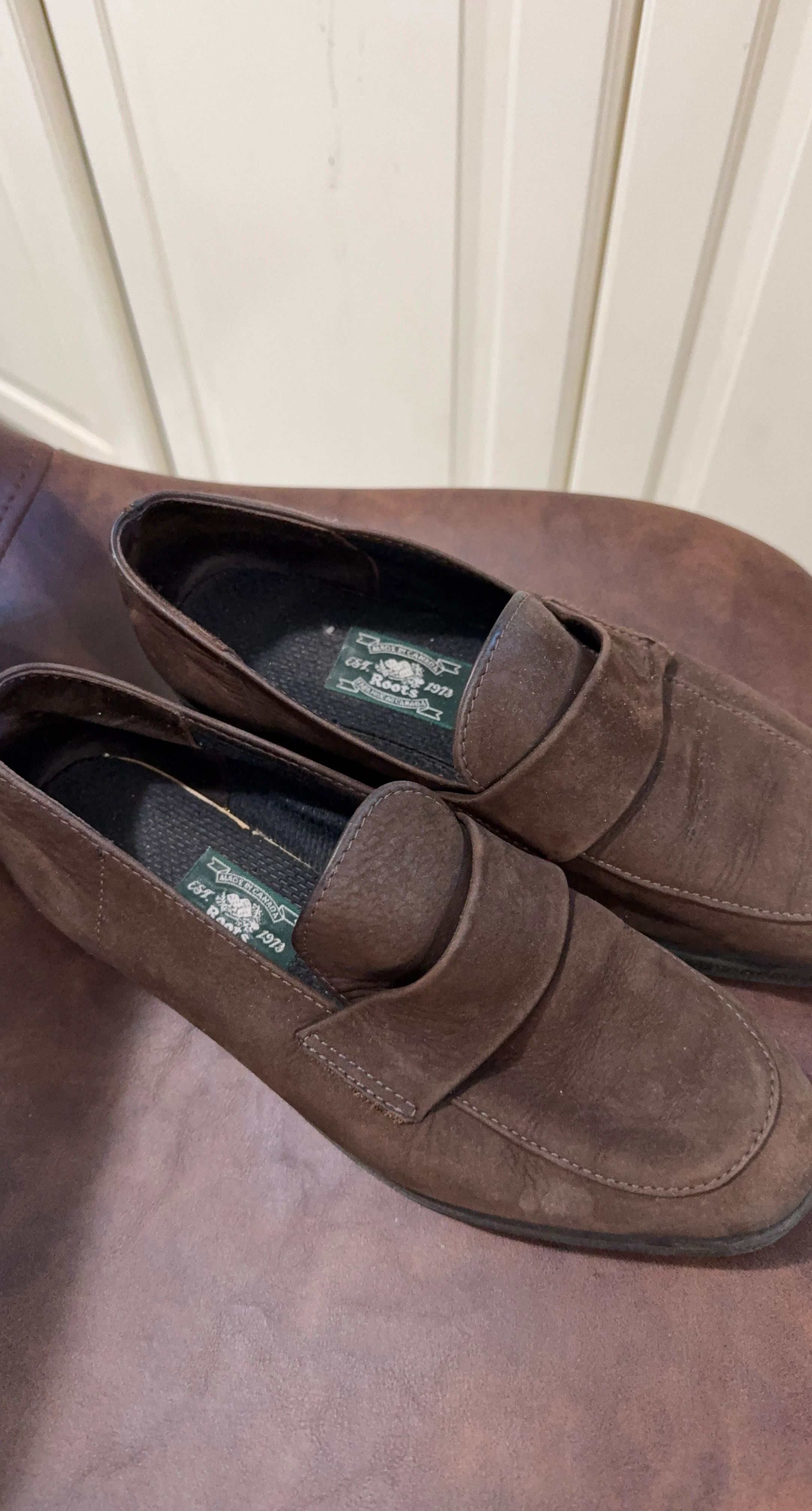 Roots Loafers - Brown Suede