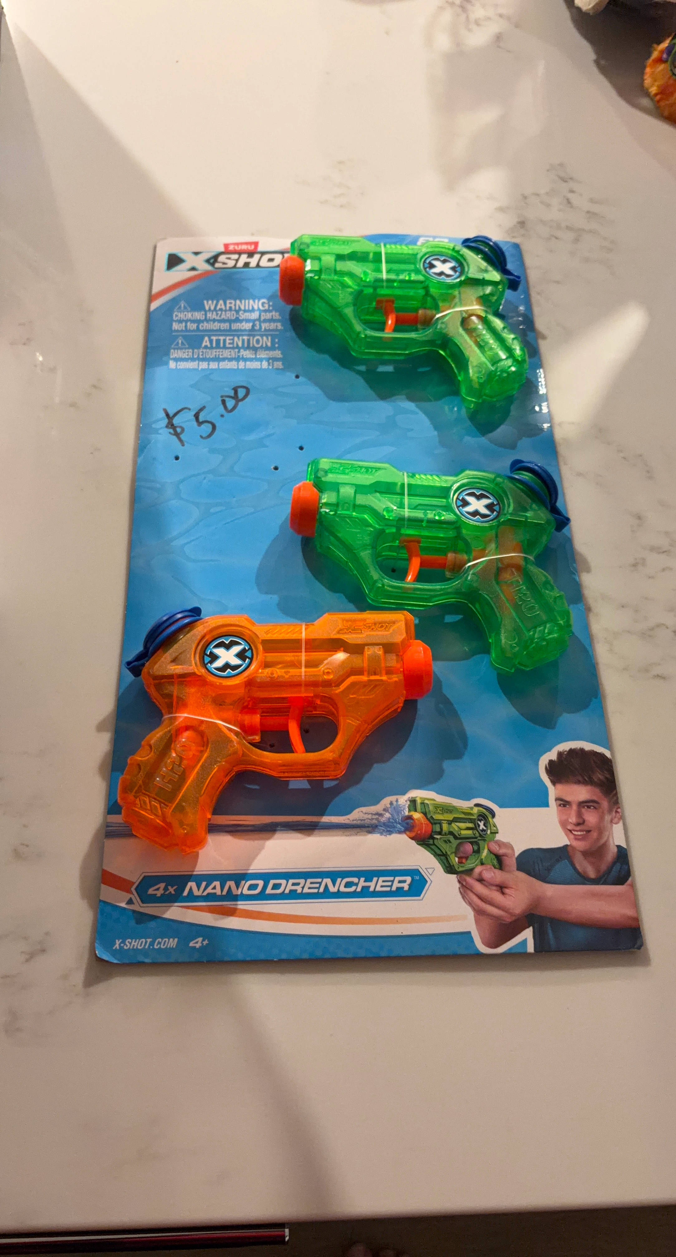 X-Shot 4x Nano Drencher Water Guns