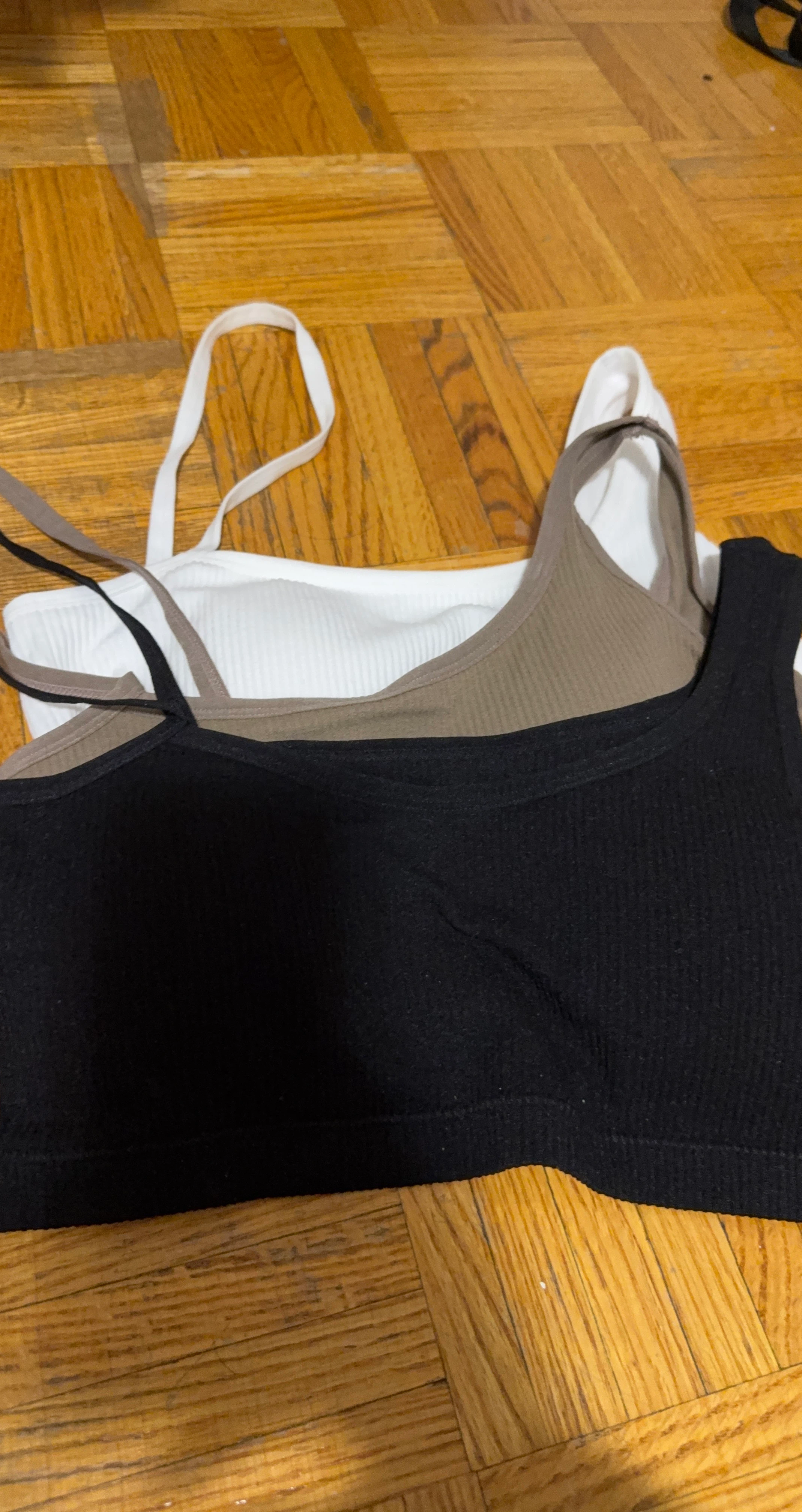 3 Pack Ribbed Camis Tank Tops