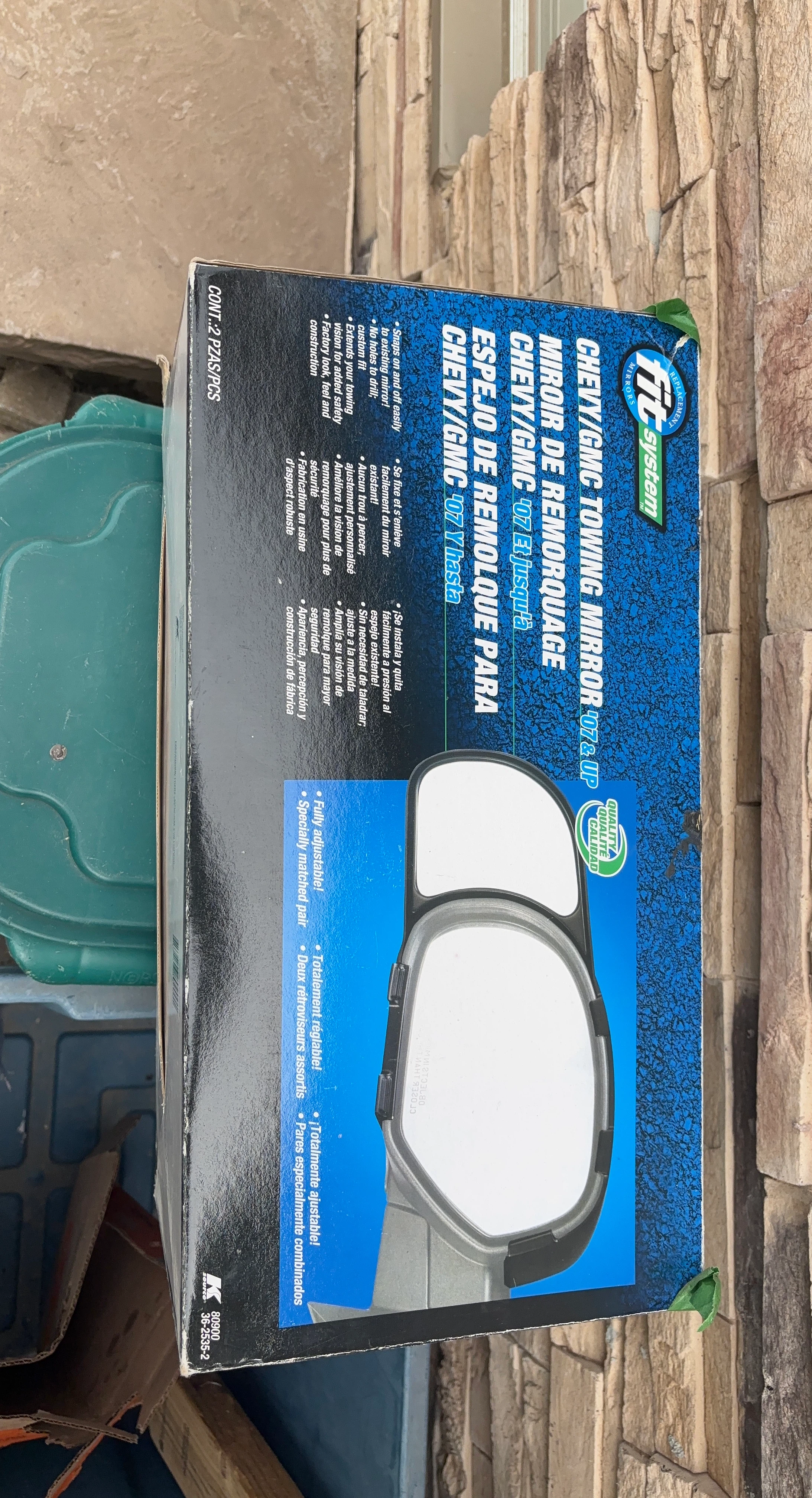 Fit System Towing Mirror for Chevy/GMC 2007 & Up
