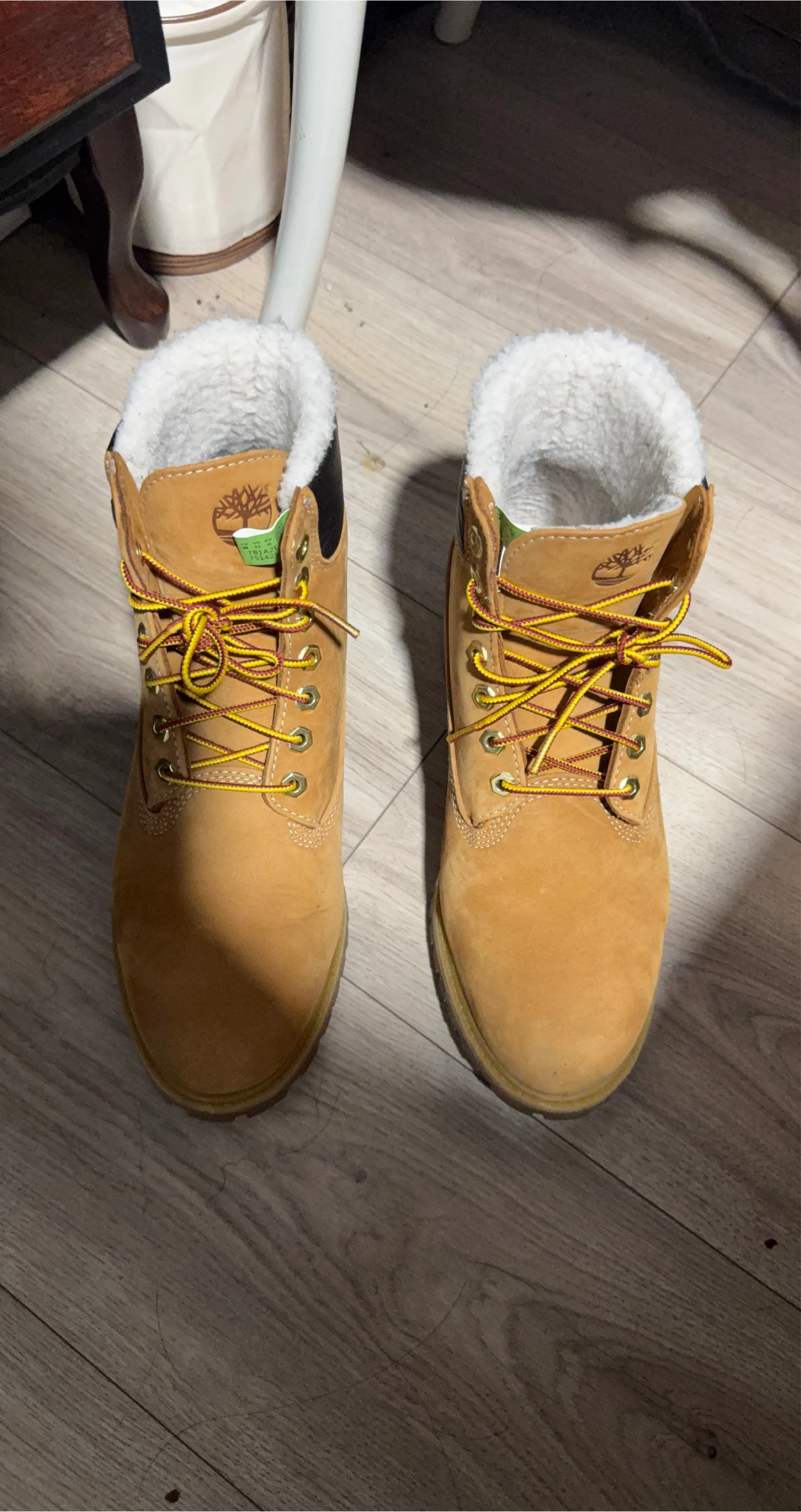 Timberland Premium 6 in 1 lace waterproof wheat