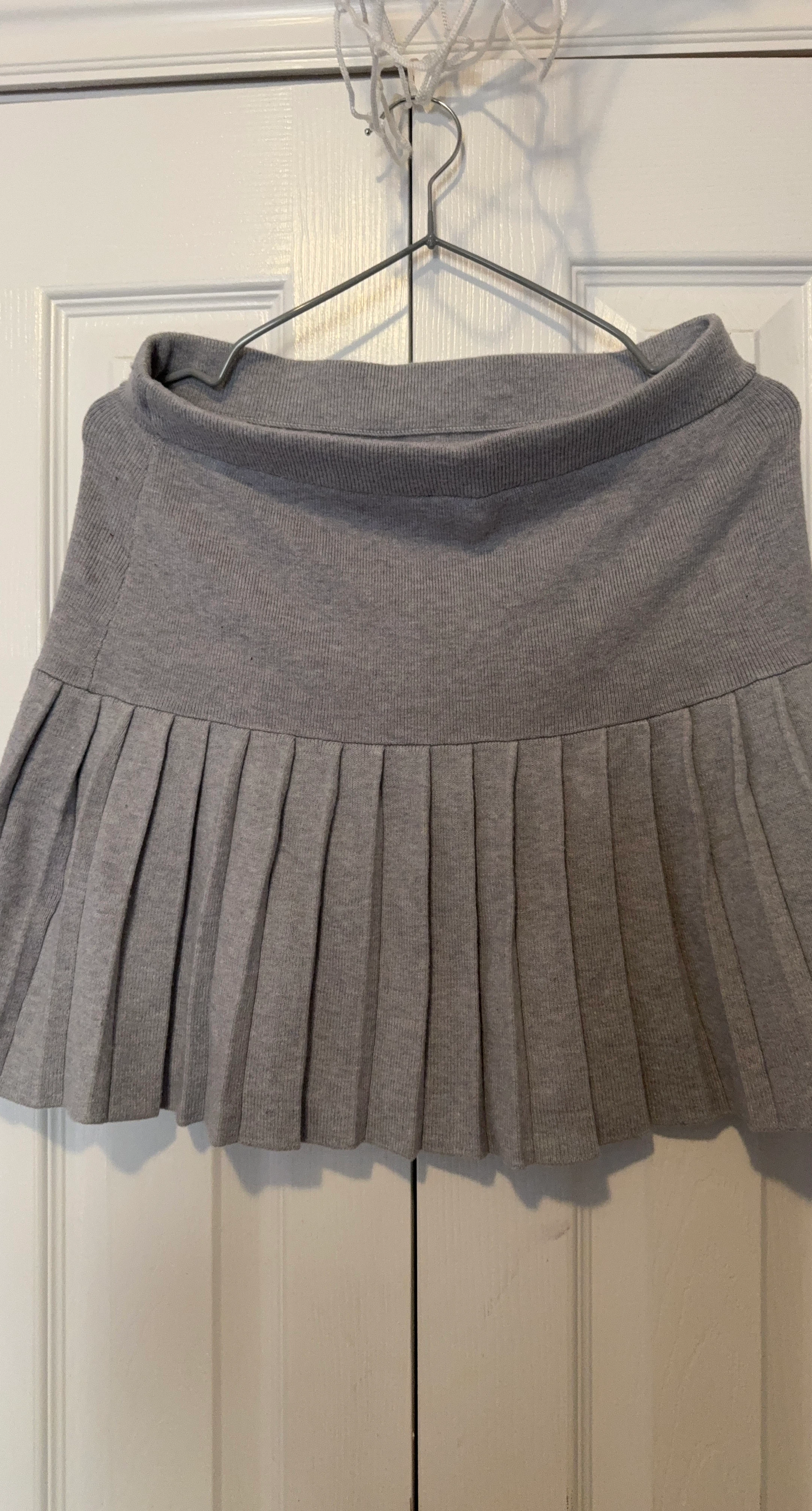 Freshman 1998 Grey Pleated Mini Skirt - Size S