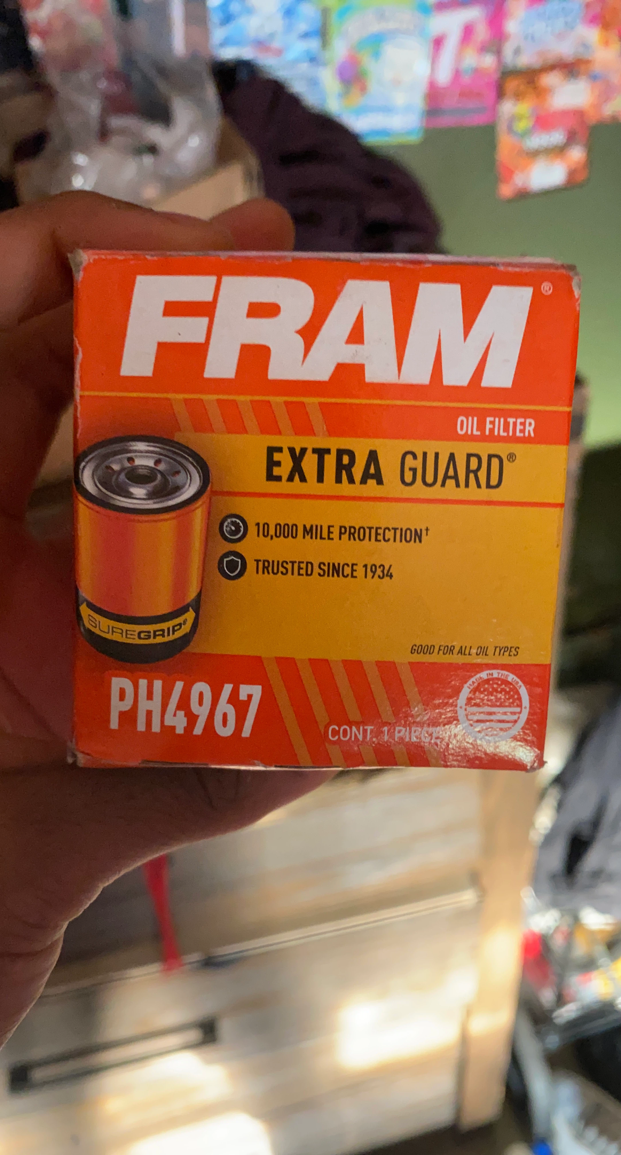 FRAM Extra Guard Oil Filter PH4967