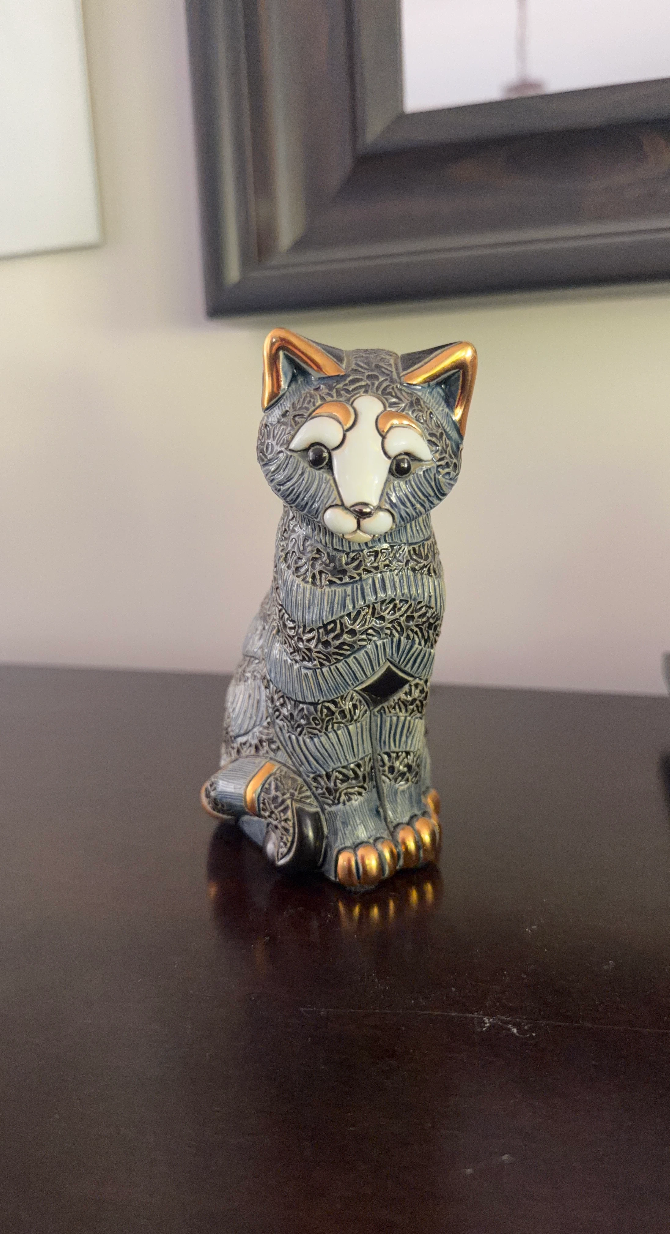 De.Vag Handmade Ceramic Cat Figurine