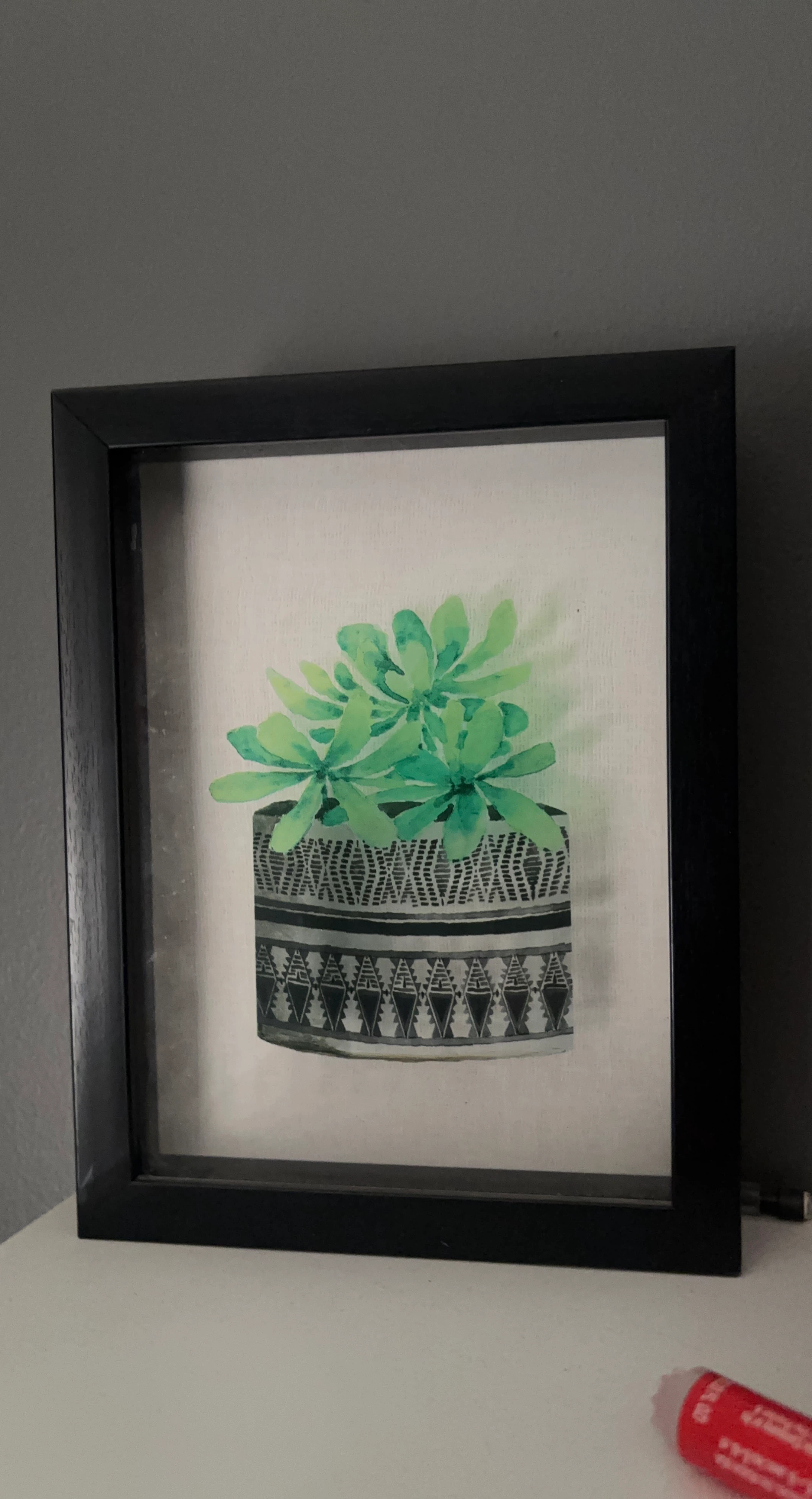 Framed Succulent Wall Art