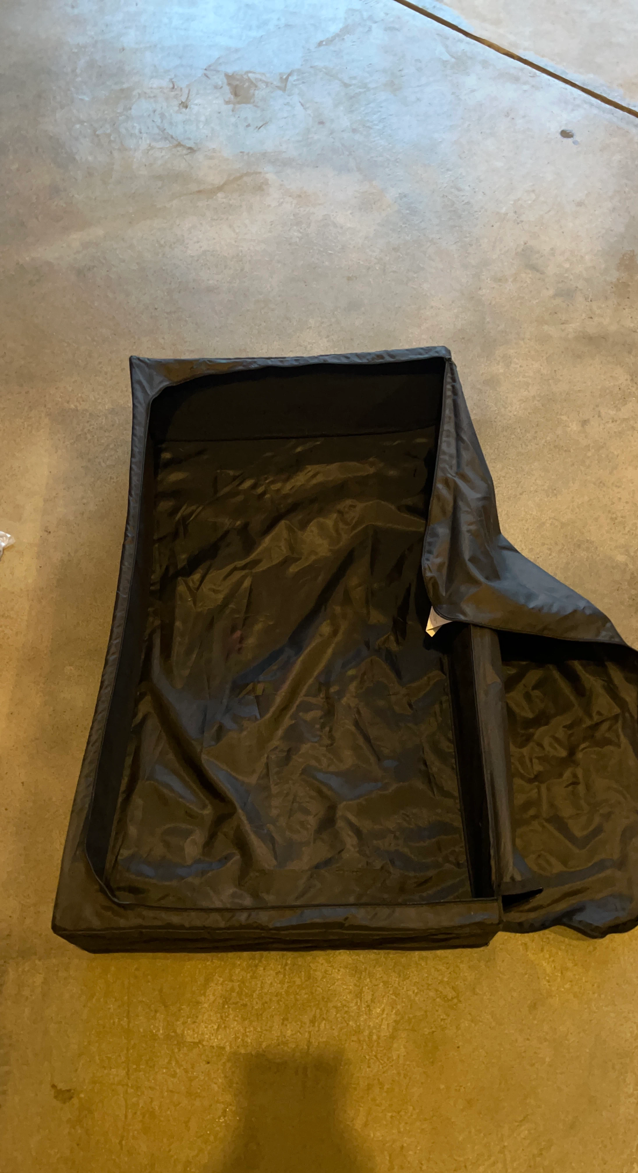 Black padded gear bag