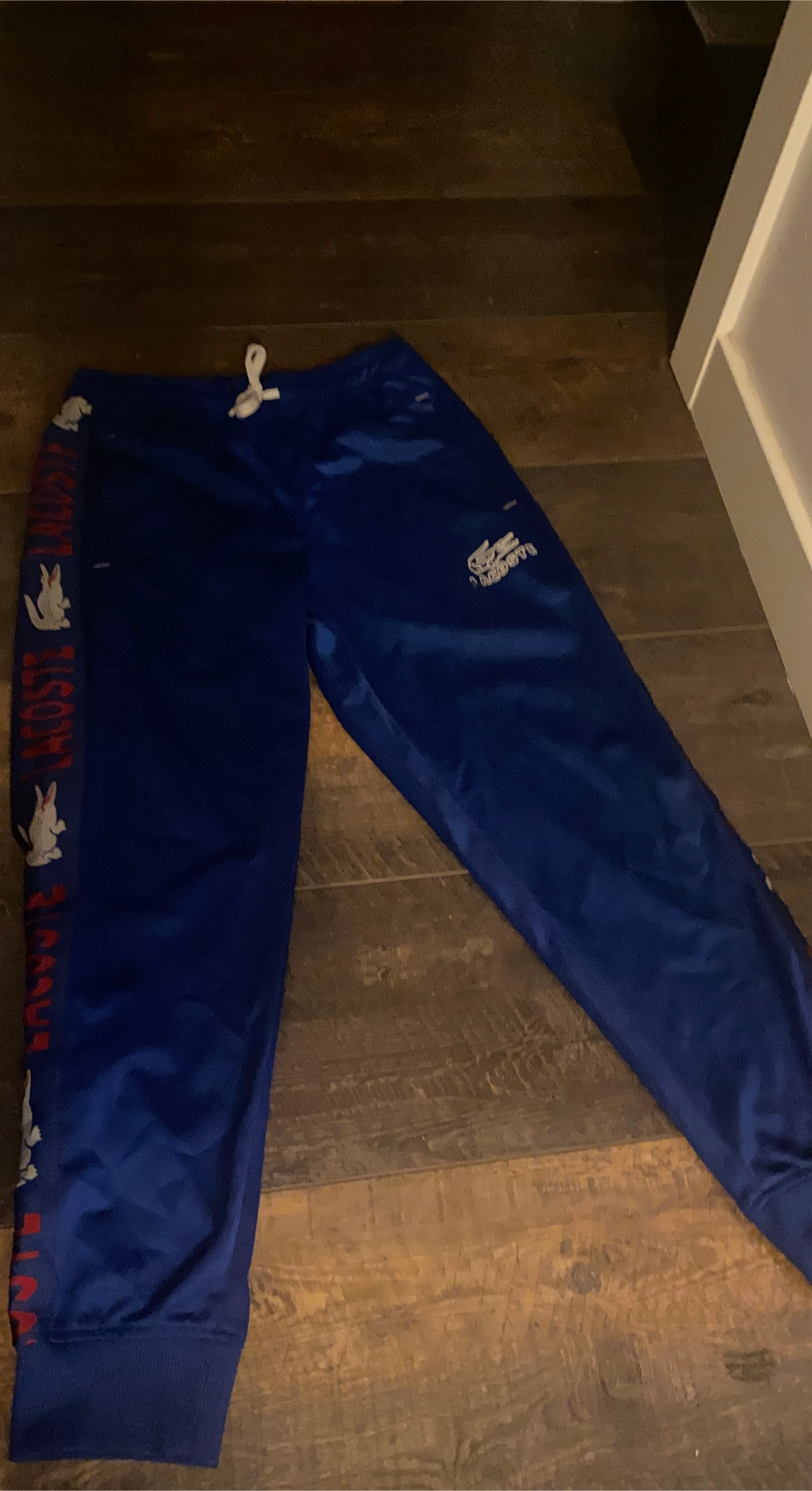 Lacoste Blue Track Pants