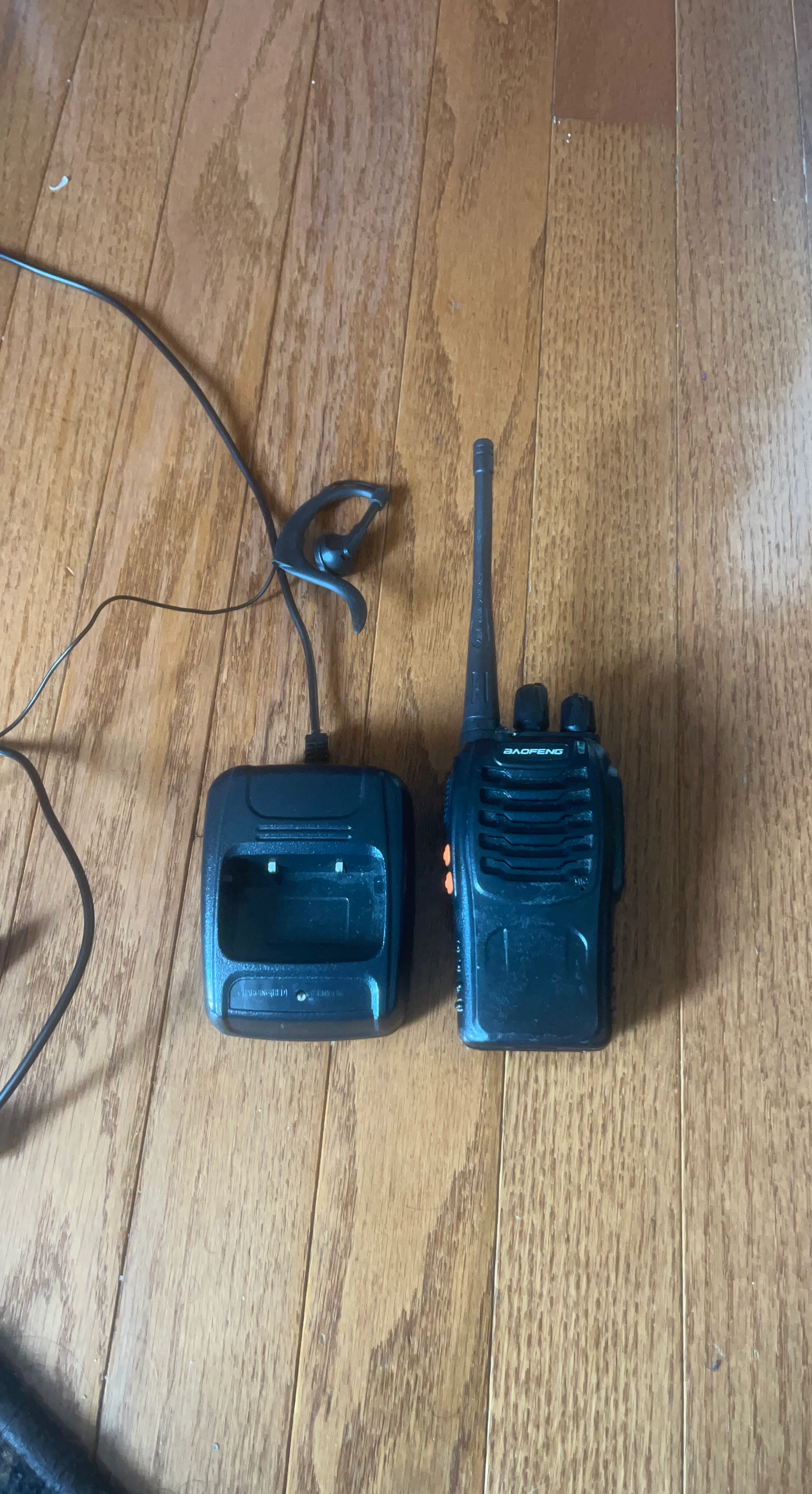 Baofeng Two-Way Radio with Charger and Earpiece