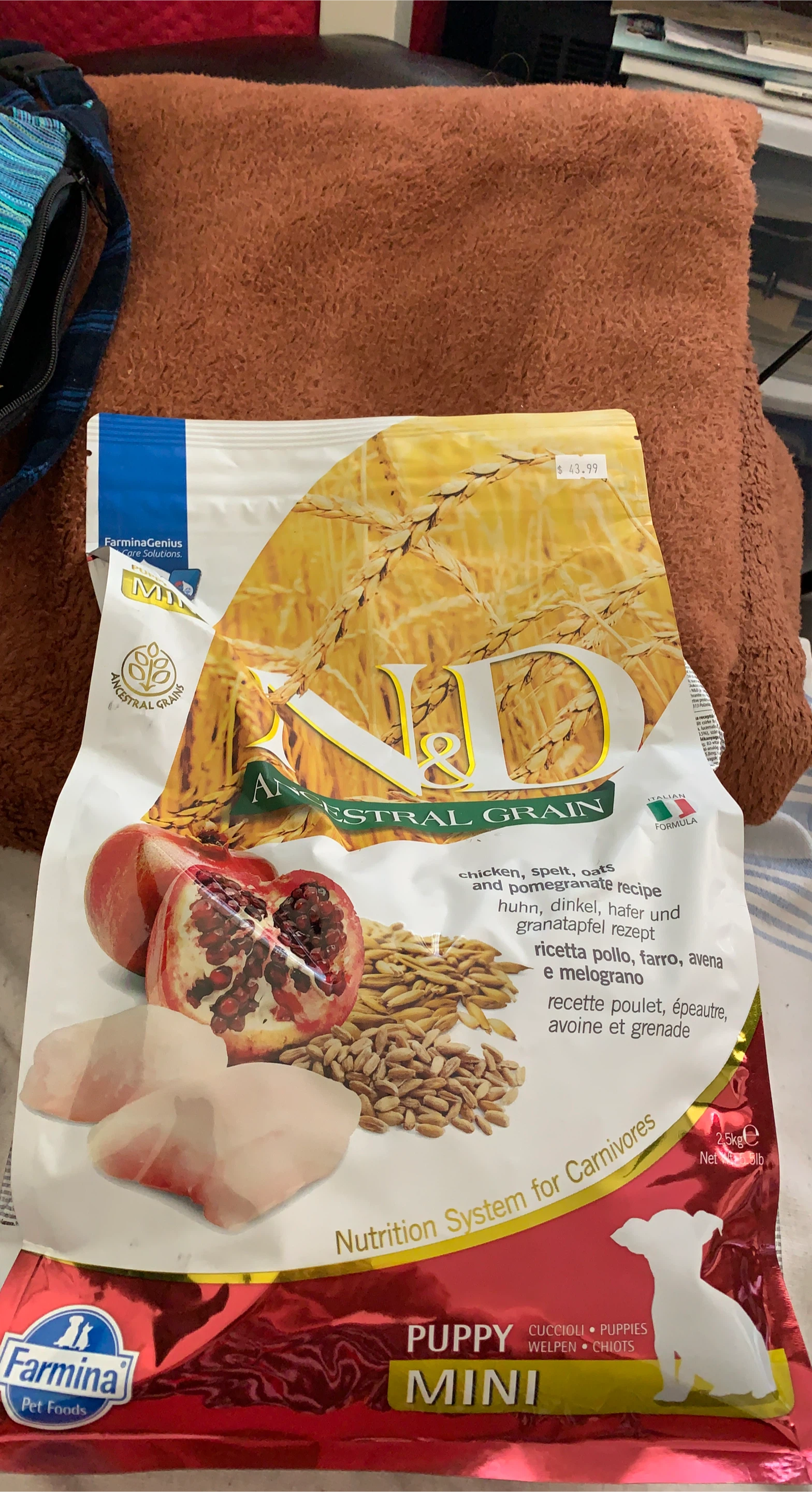 Farmina N&D Puppy Mini Chicken & Pomegranate 2.5kg