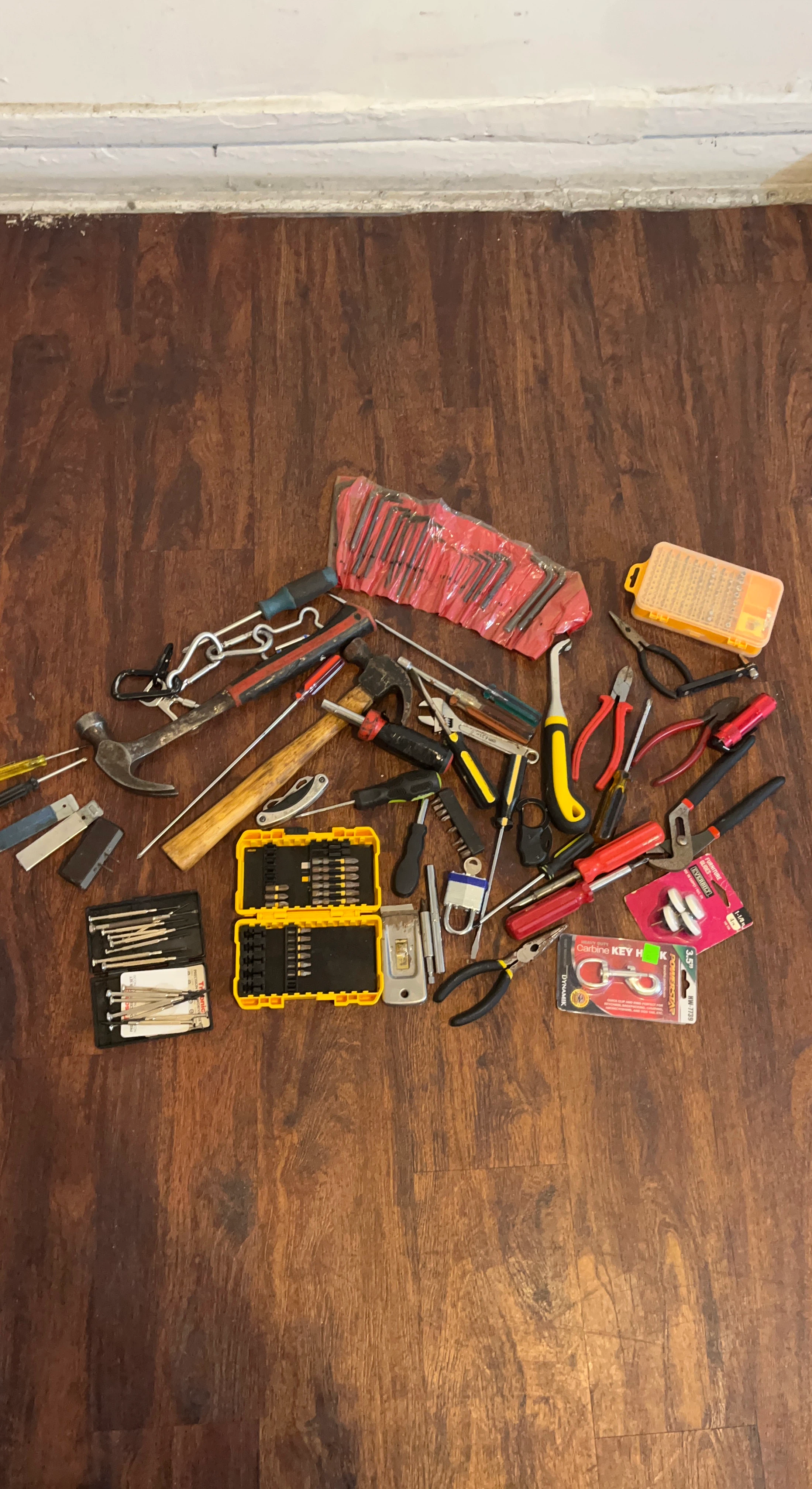 Assorted Hand Tools and Hardware