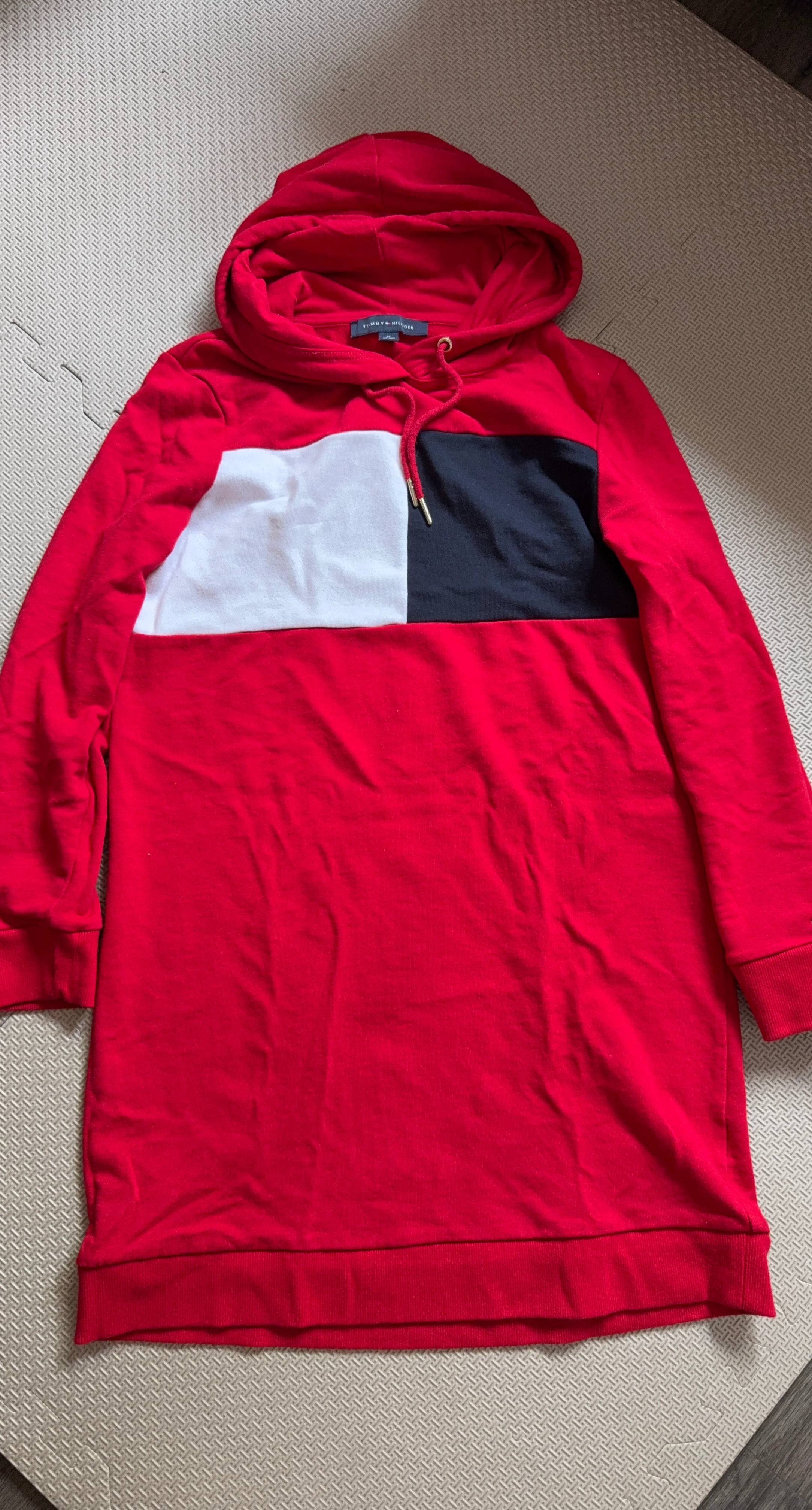 Tommy Hilfiger Red Hoodie Dress