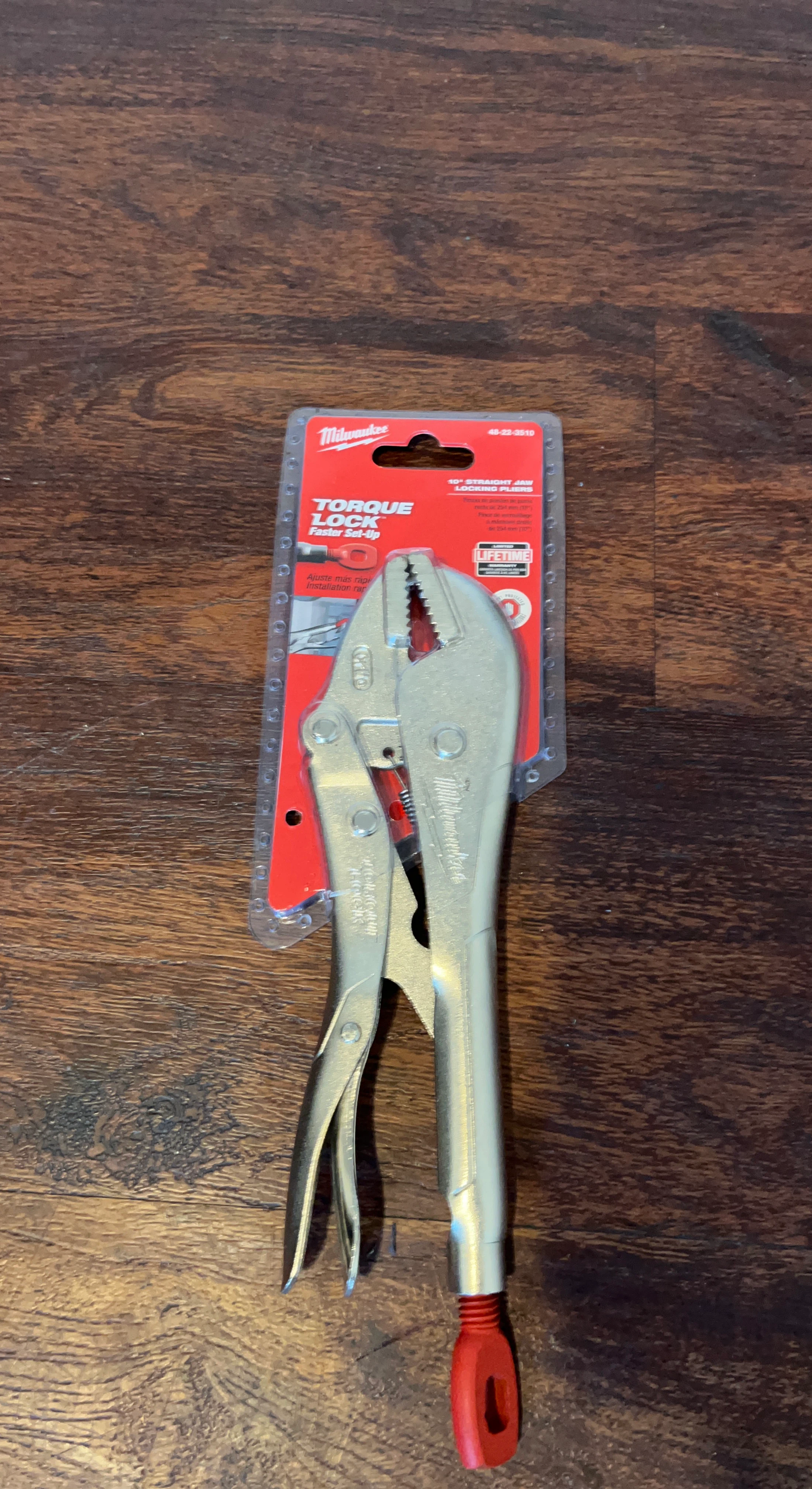 Milwaukee 10" Straight Jaw Locking Pliers