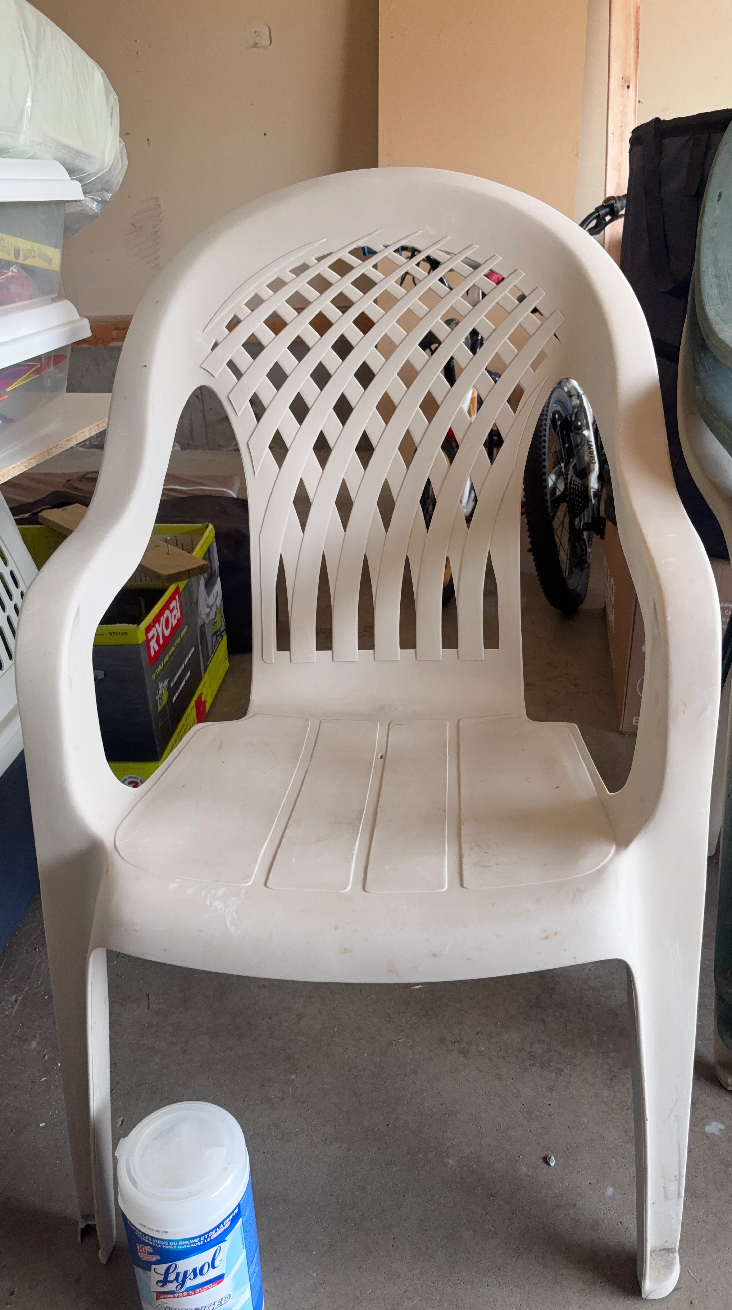 Plastic Patio Chairs - Set of 4
