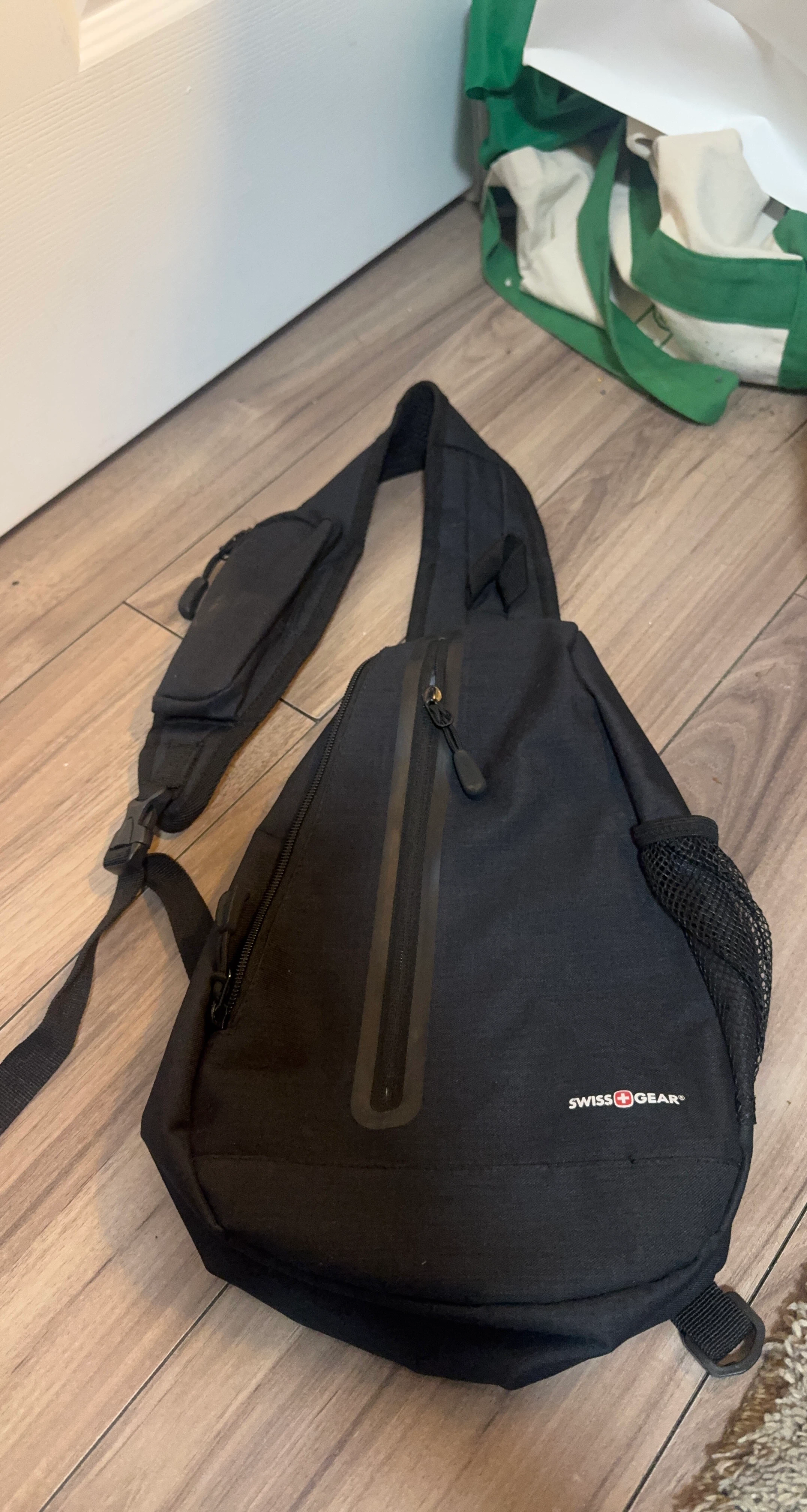 Swiss Gear Black Sling Backpack