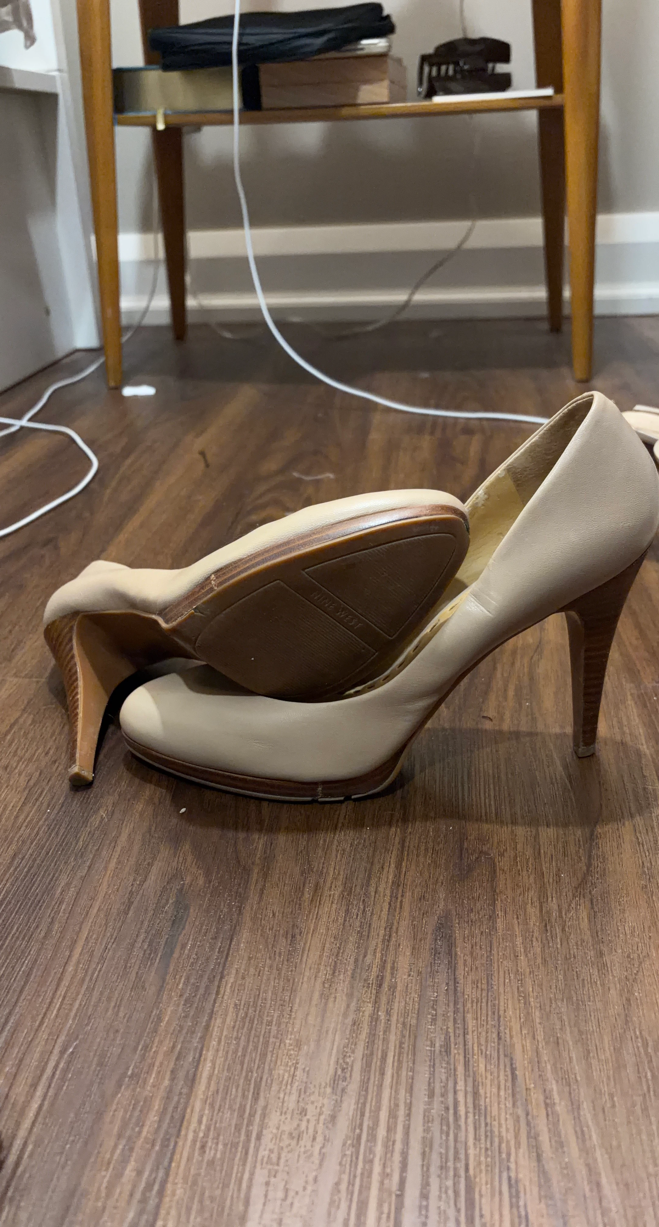 Nine West Beige Heels