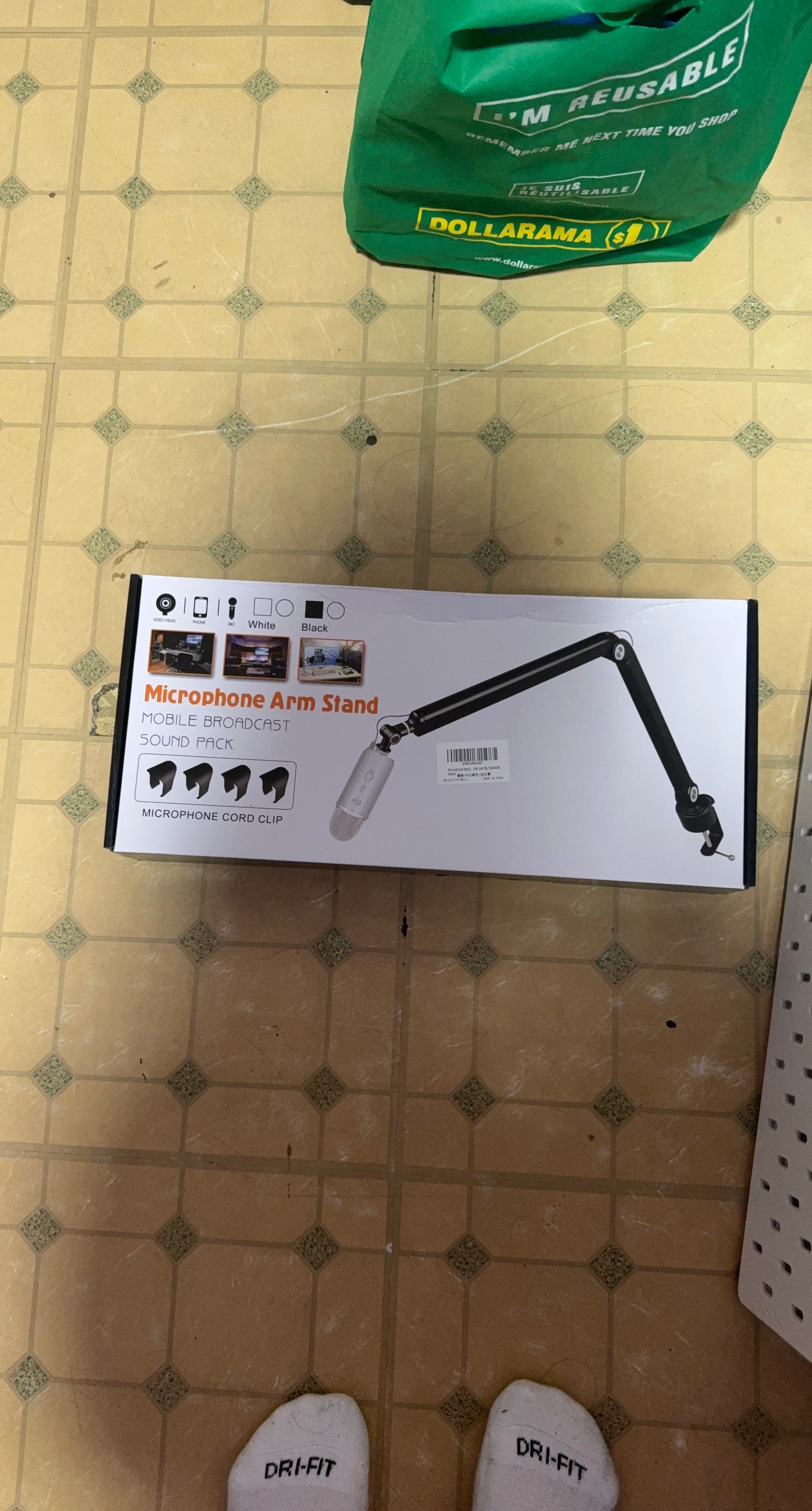 Microphone Arm Stand - Black